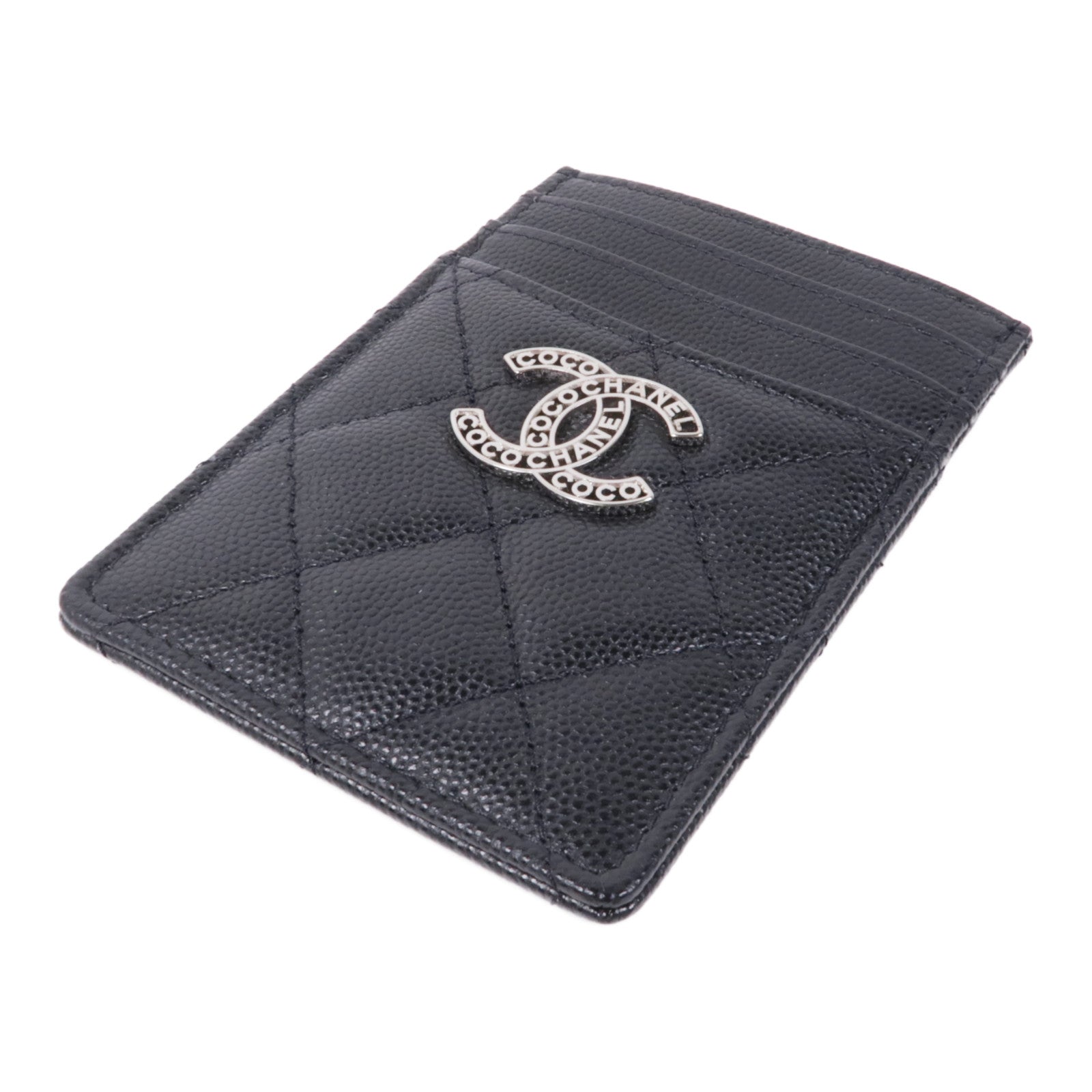 CHANEL 牛皮皮革Card Case卡片套黑色