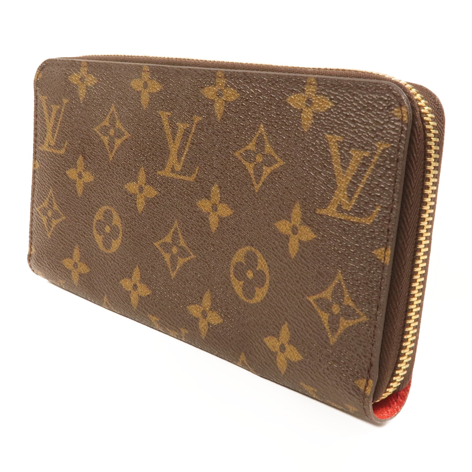 LOUIS VUITTON Monogram Zippy Wallet金扣長錢包