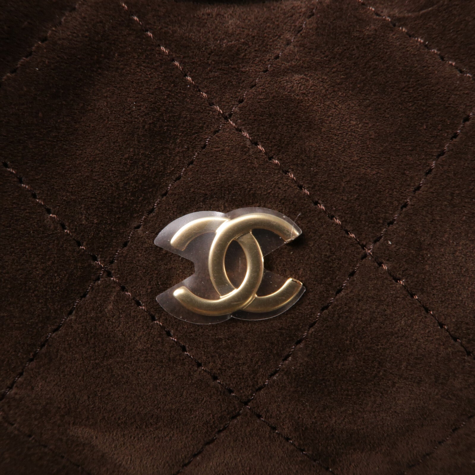 CHANEL 絨布Clutch With Chain肩背袋
