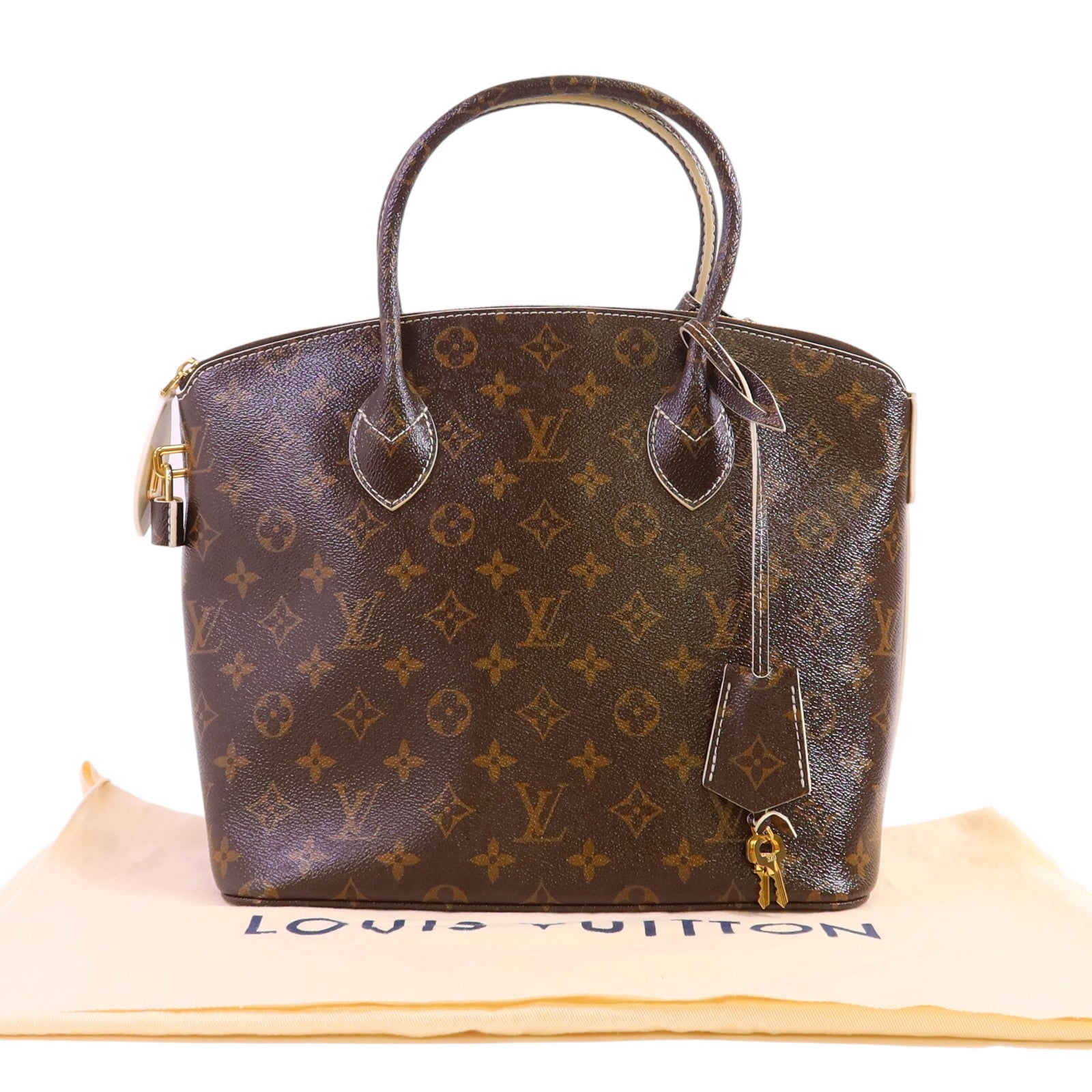 LOUIS VUITTON Monogram Lockit金扣手挽袋