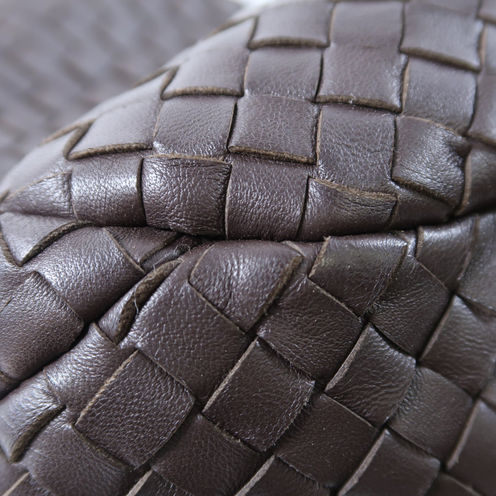 BOTTEGA VENETA 羊皮皮革Shoulder Bag肩背袋啡色