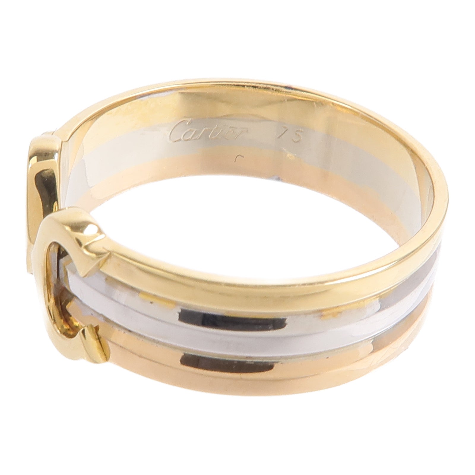 CARTIER 18K白金/黃金/玫瑰金C2 Ring戒指