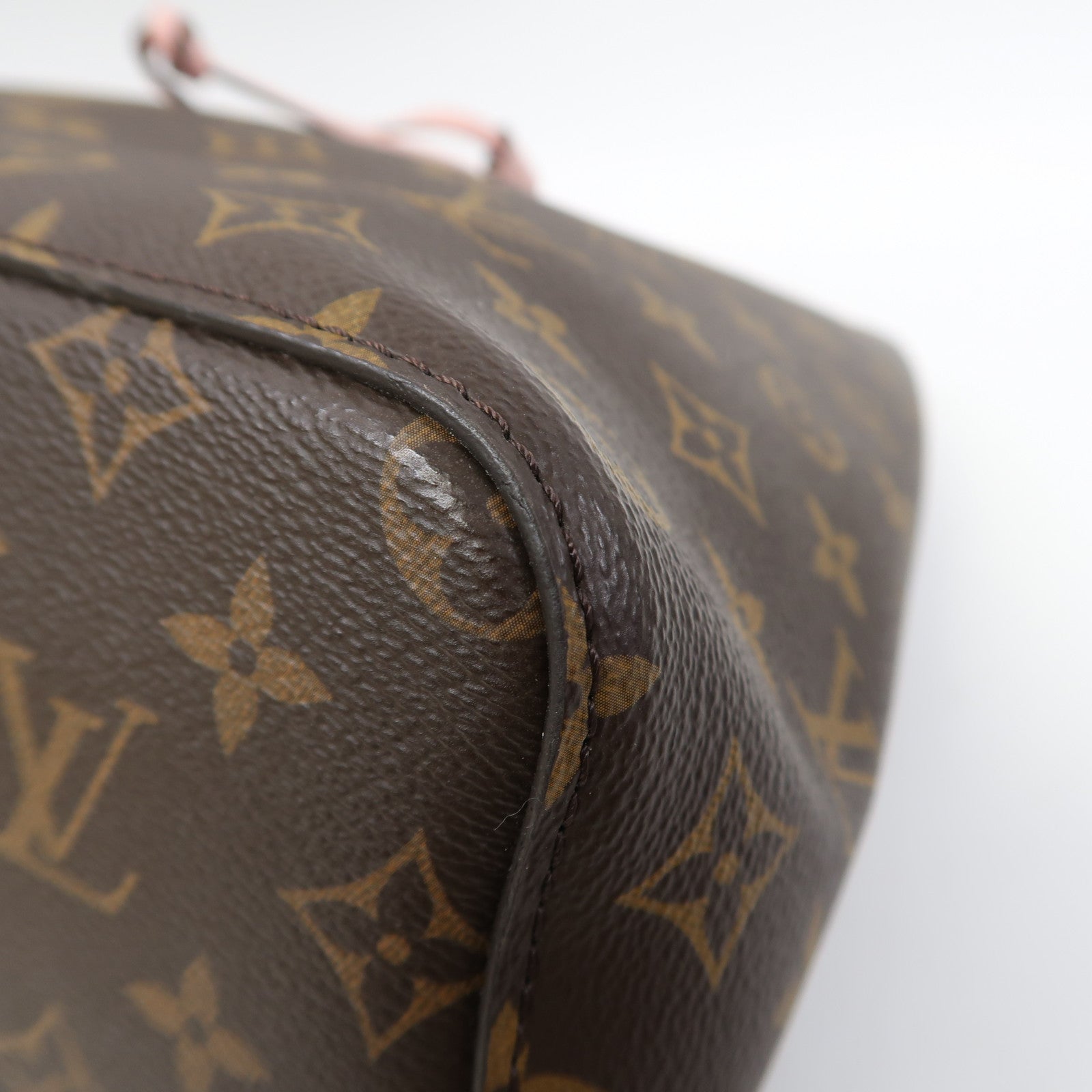 LOUIS VUITTON Monogram Neo Noe MM金扣肩背袋啡色