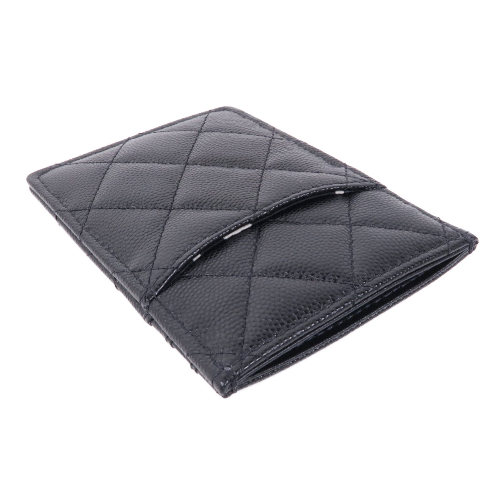 CHANEL 牛皮皮革Card Case卡片套黑色