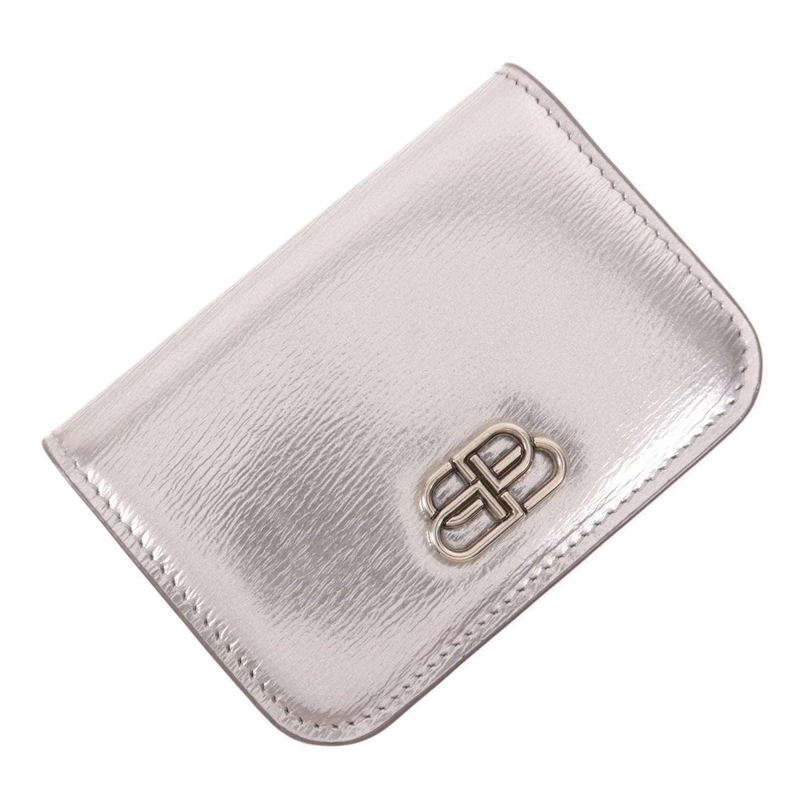 BALENCIAGA 牛皮皮革Wallet銀扣錢包