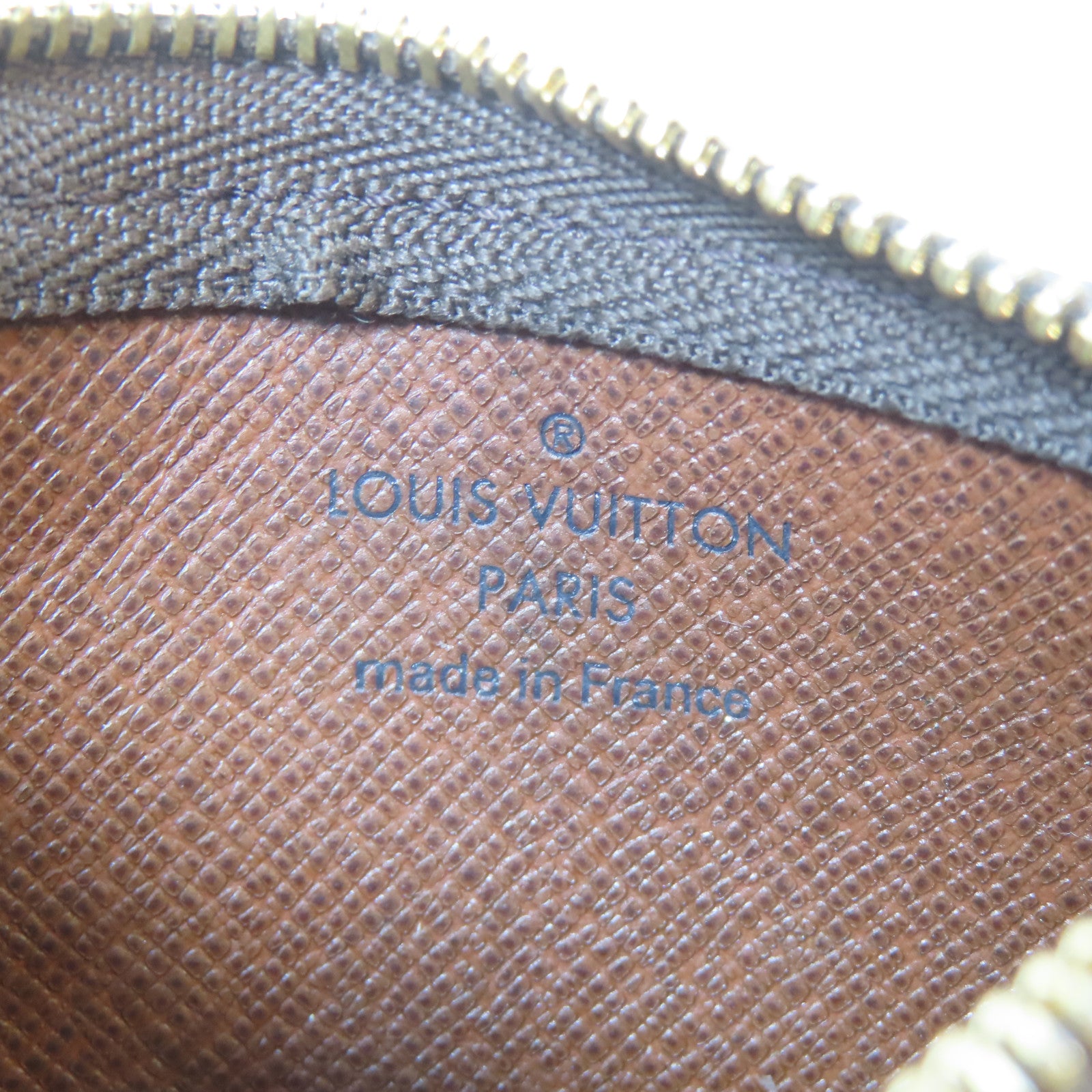 LOUIS VUITTON Monogram Coin Case金扣零錢包啡色
