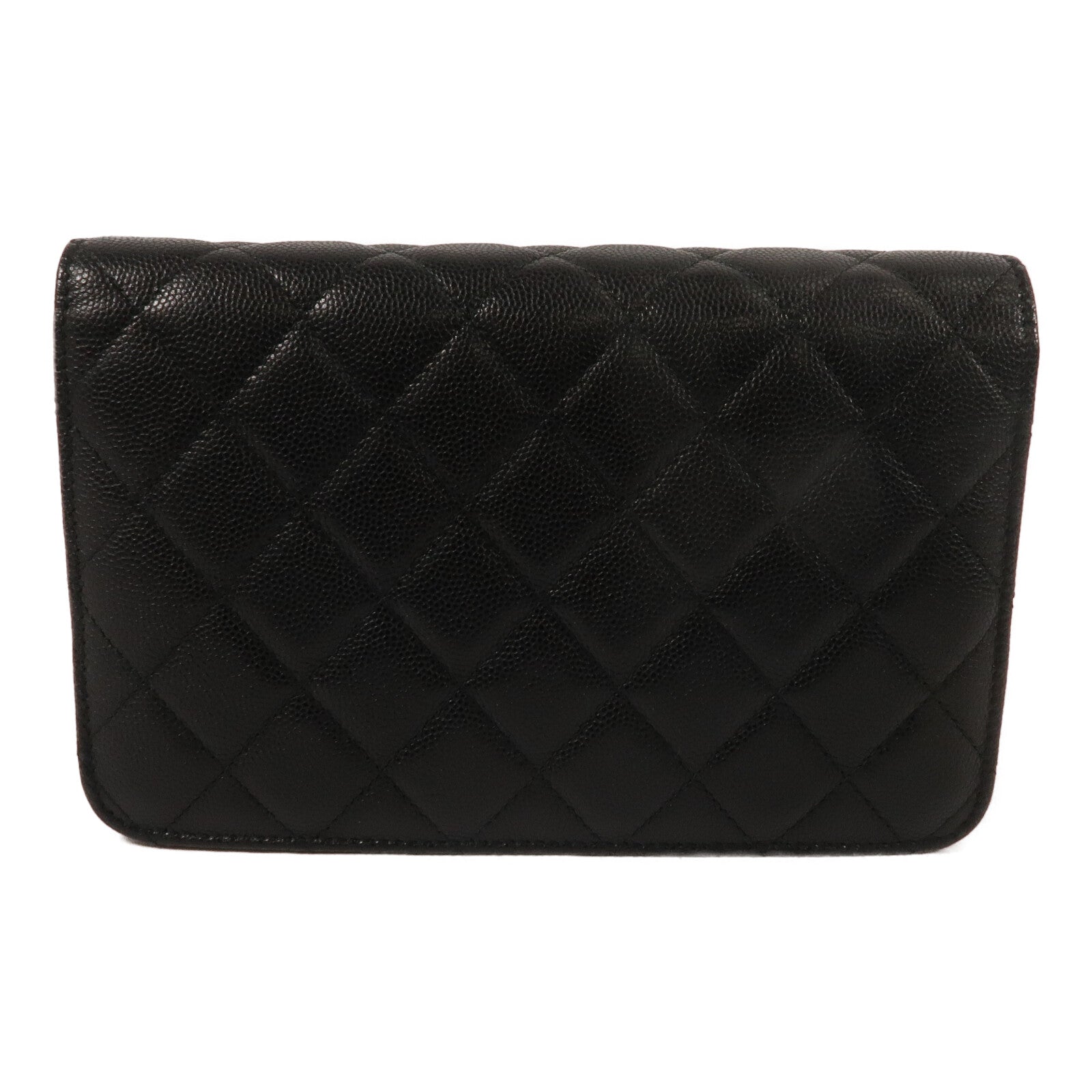 CHANEL 牛皮皮革Golden Class Double CC Wallet On Chain鏈帶肩背袋