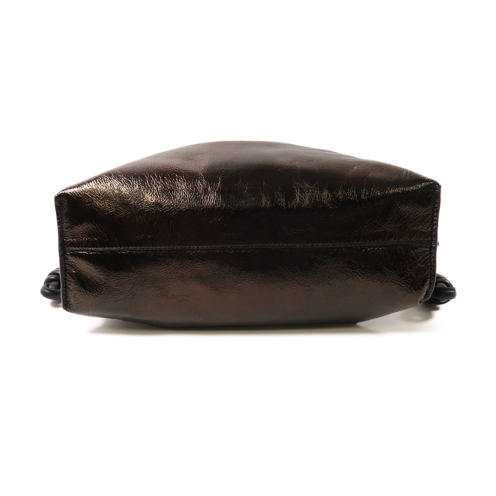 LOEWE 牛皮皮革Flamenco肩背袋啡色