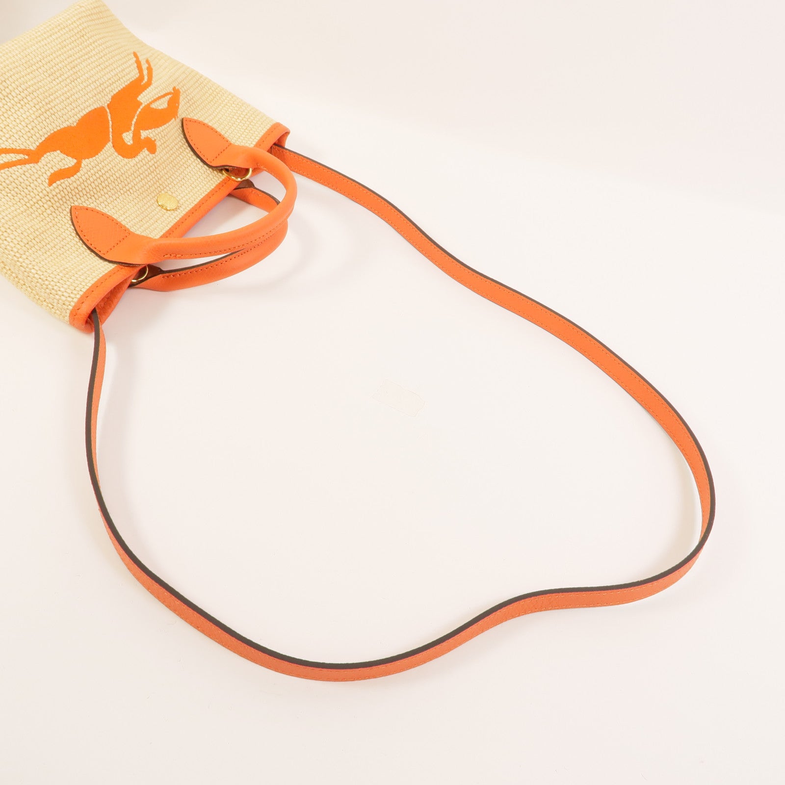 Longchamp 帆布Le Pliage SaintTropez手挽肩背兩用袋