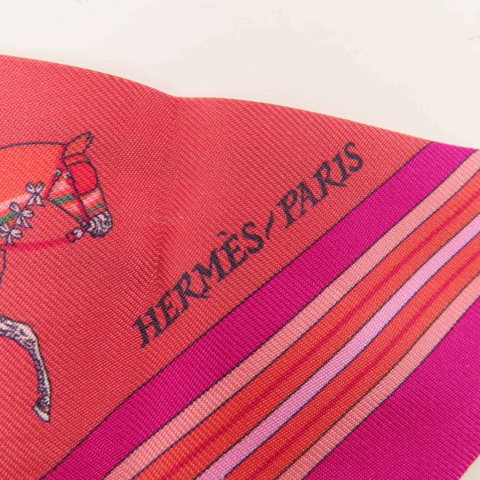 HERMES 絲質Twilly絲巾