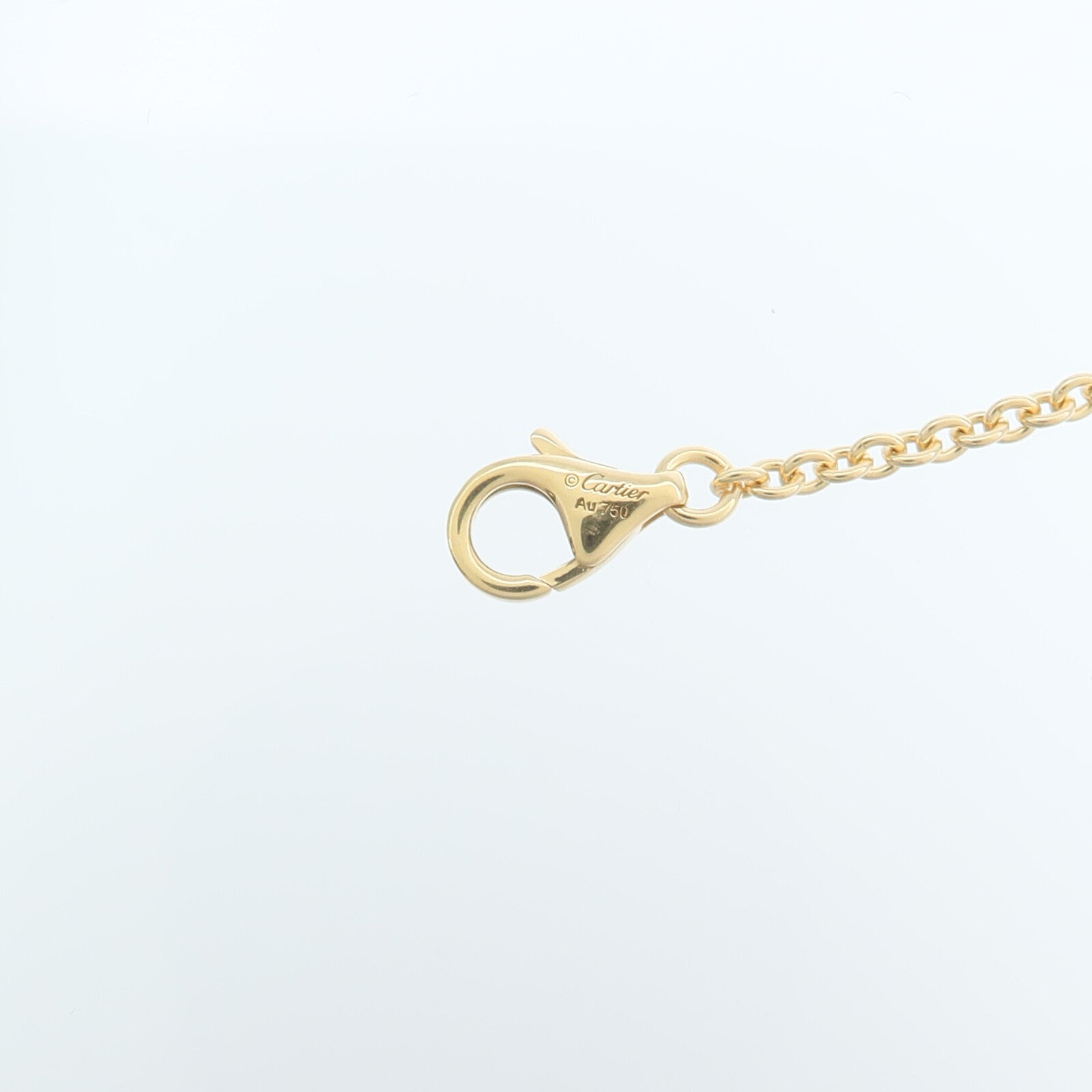 CARTIER 18K黃金Love Bracelet On Chain手鏈
