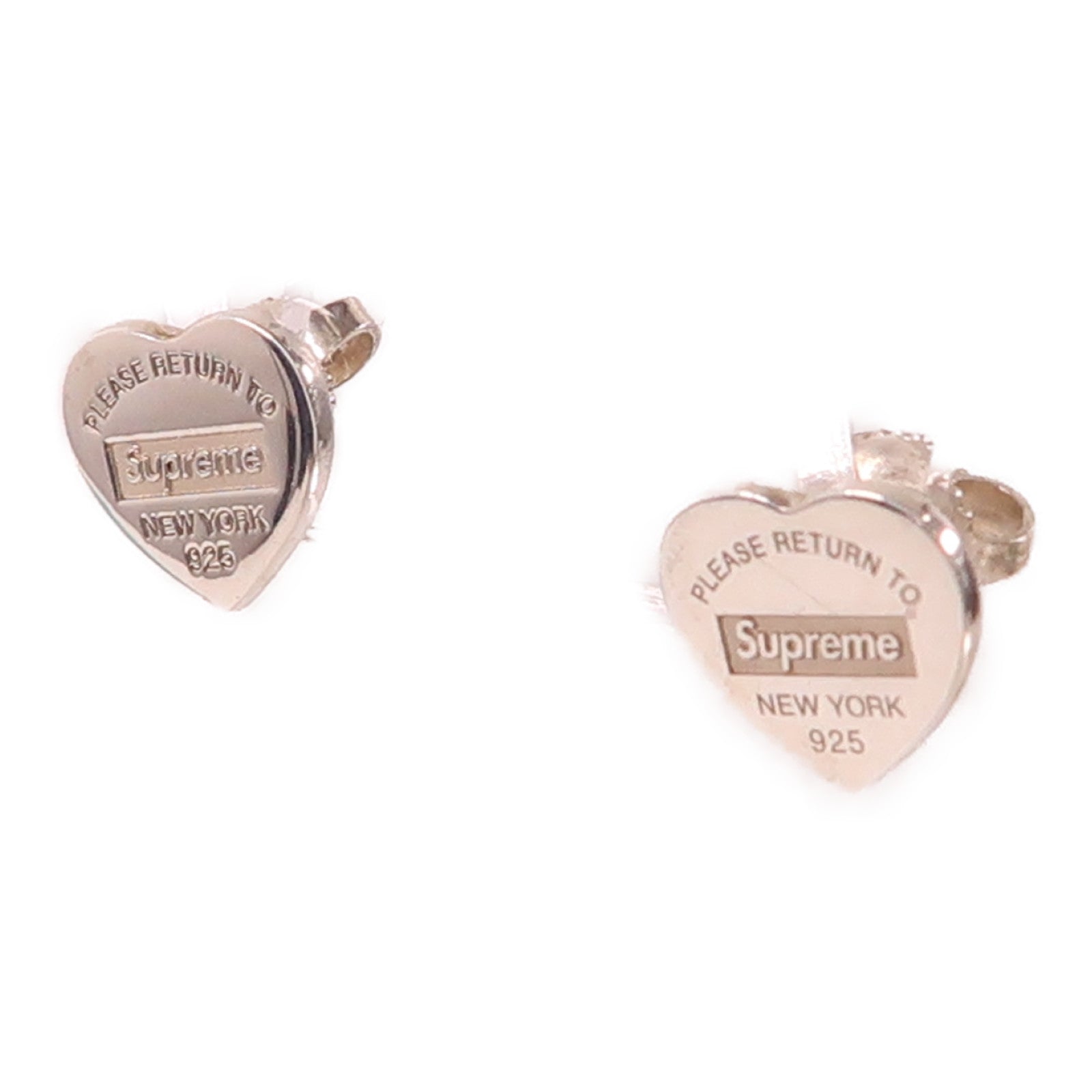 TIFFANY¡®CO Tiffany X Supreme Earrings 925 Sterling Silver