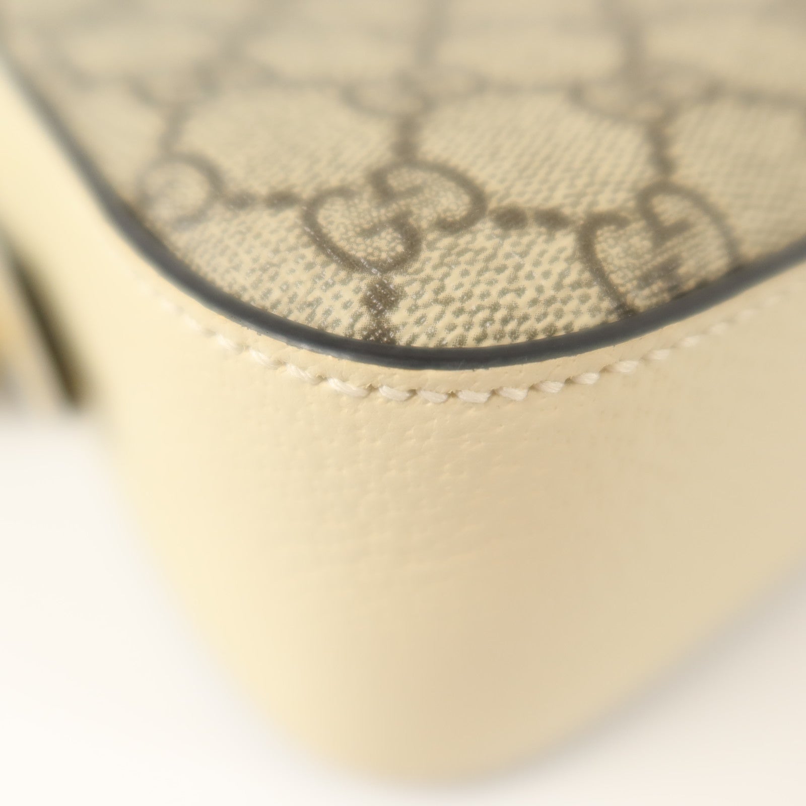 GUCCI 塗層帆布/牛皮皮革Oplidia Camera Bag金扣肩背袋