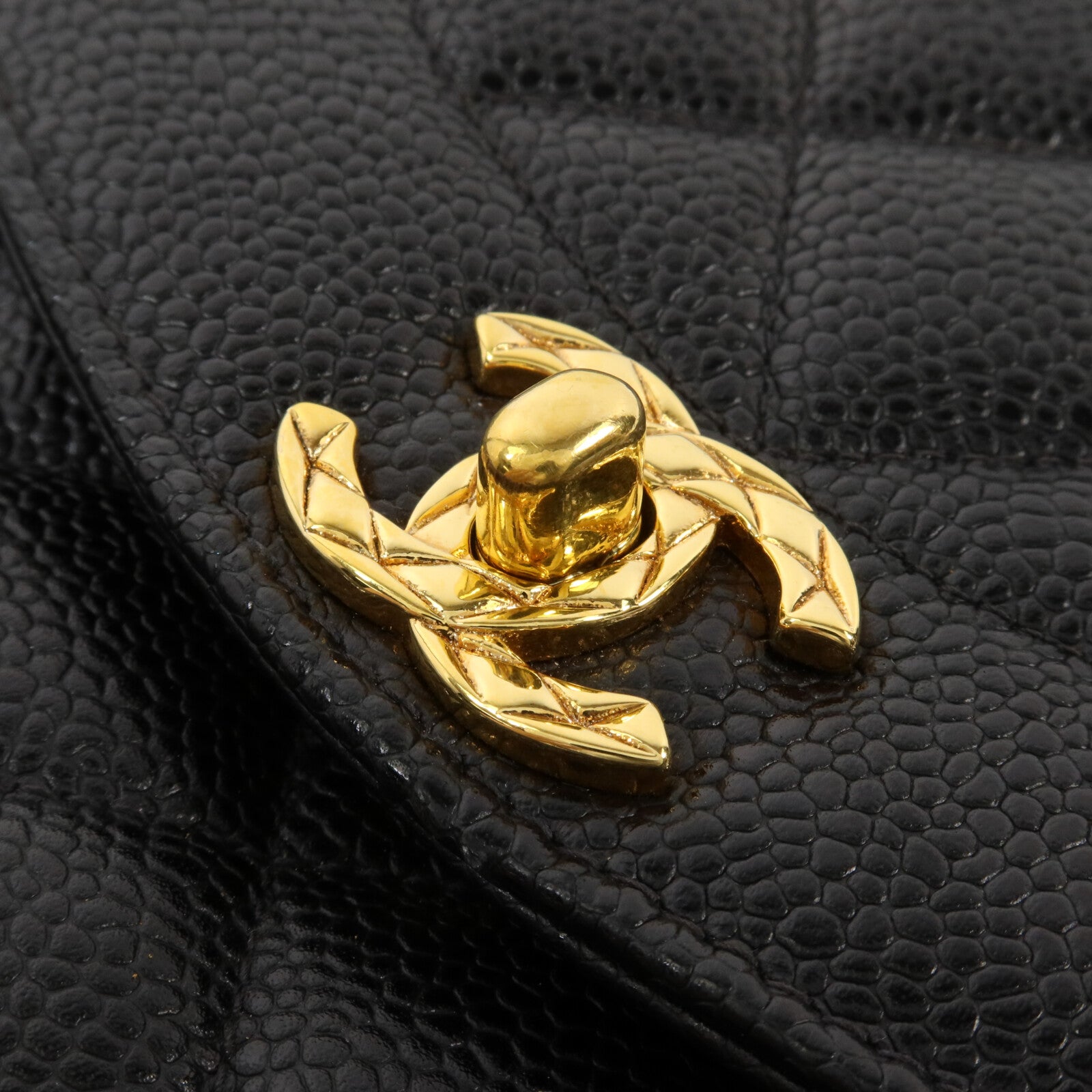 CHANEL 牛皮皮革Vintage Chain Shoulder鏈帶肩背袋