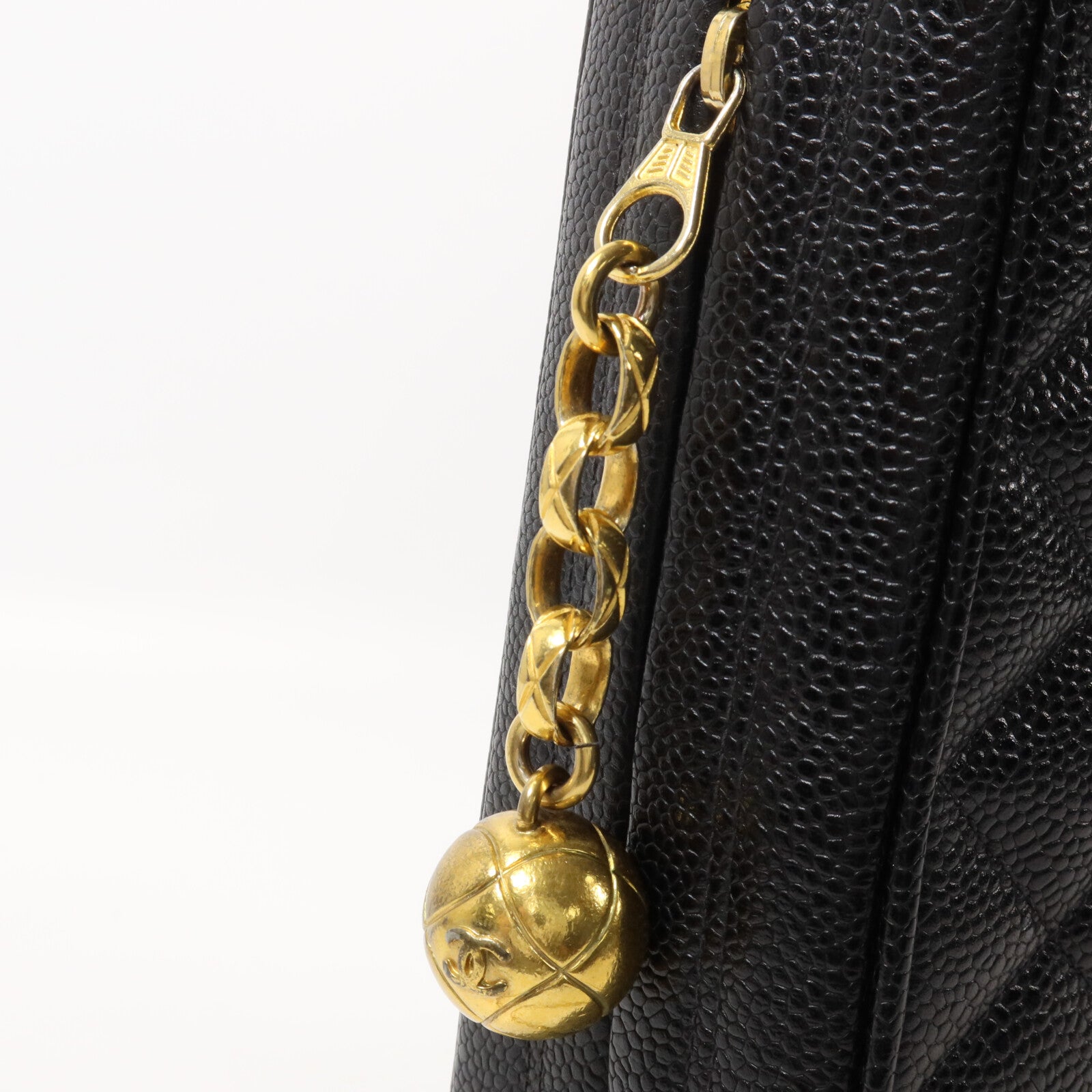CHANEL 牛皮皮革Vintage Chain Shoulder鏈帶肩背袋