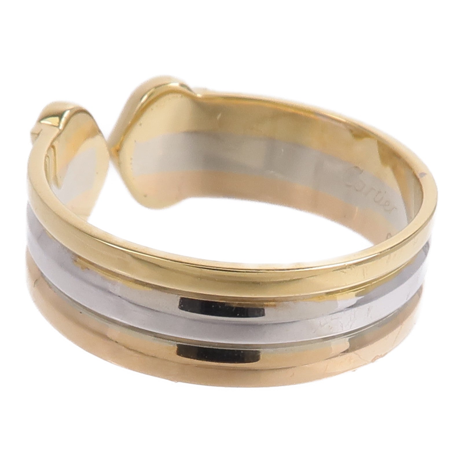 CARTIER 18K白金/黃金/玫瑰金C2 Ring戒指