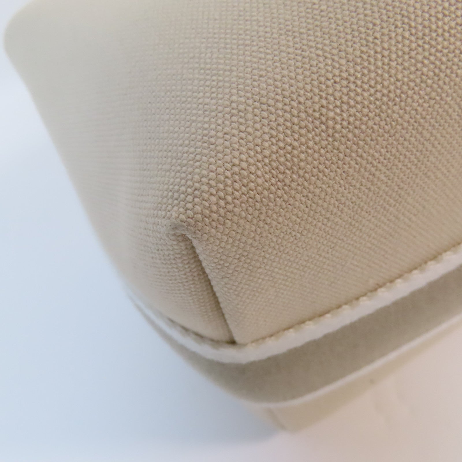 HERMES 帆布Bride A Brac銀扣手挽袋Nata