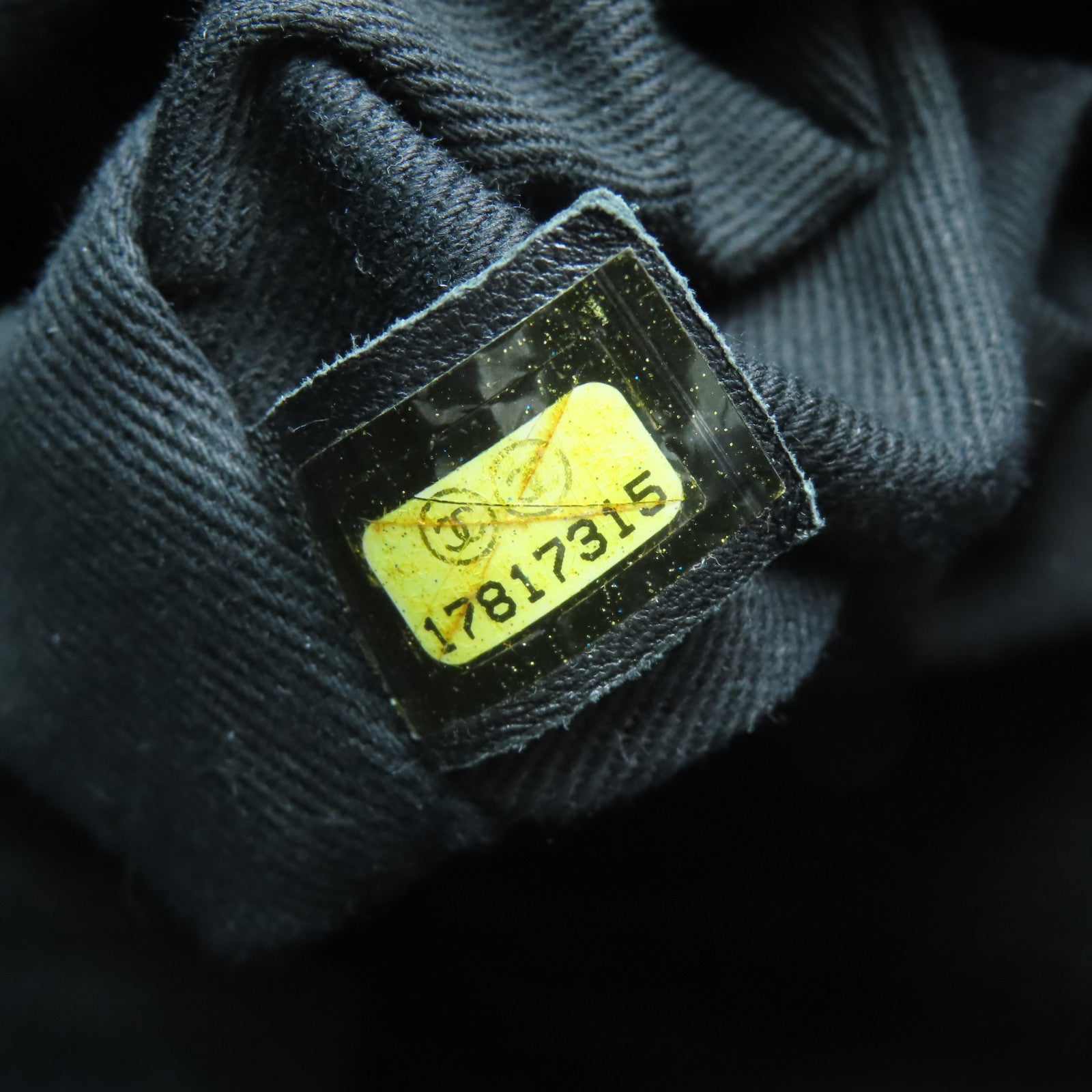 CHANEL 【激減優惠】尼龍/帆布Tote Bag銀扣手挽袋深藍色/黑色
