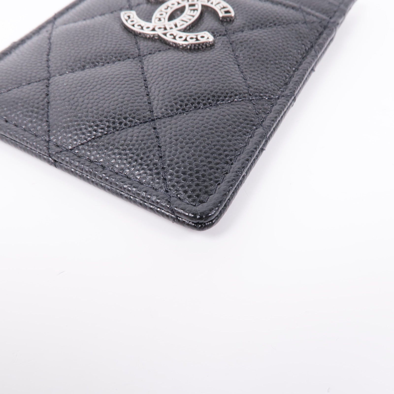 CHANEL 牛皮皮革Card Case卡片套黑色
