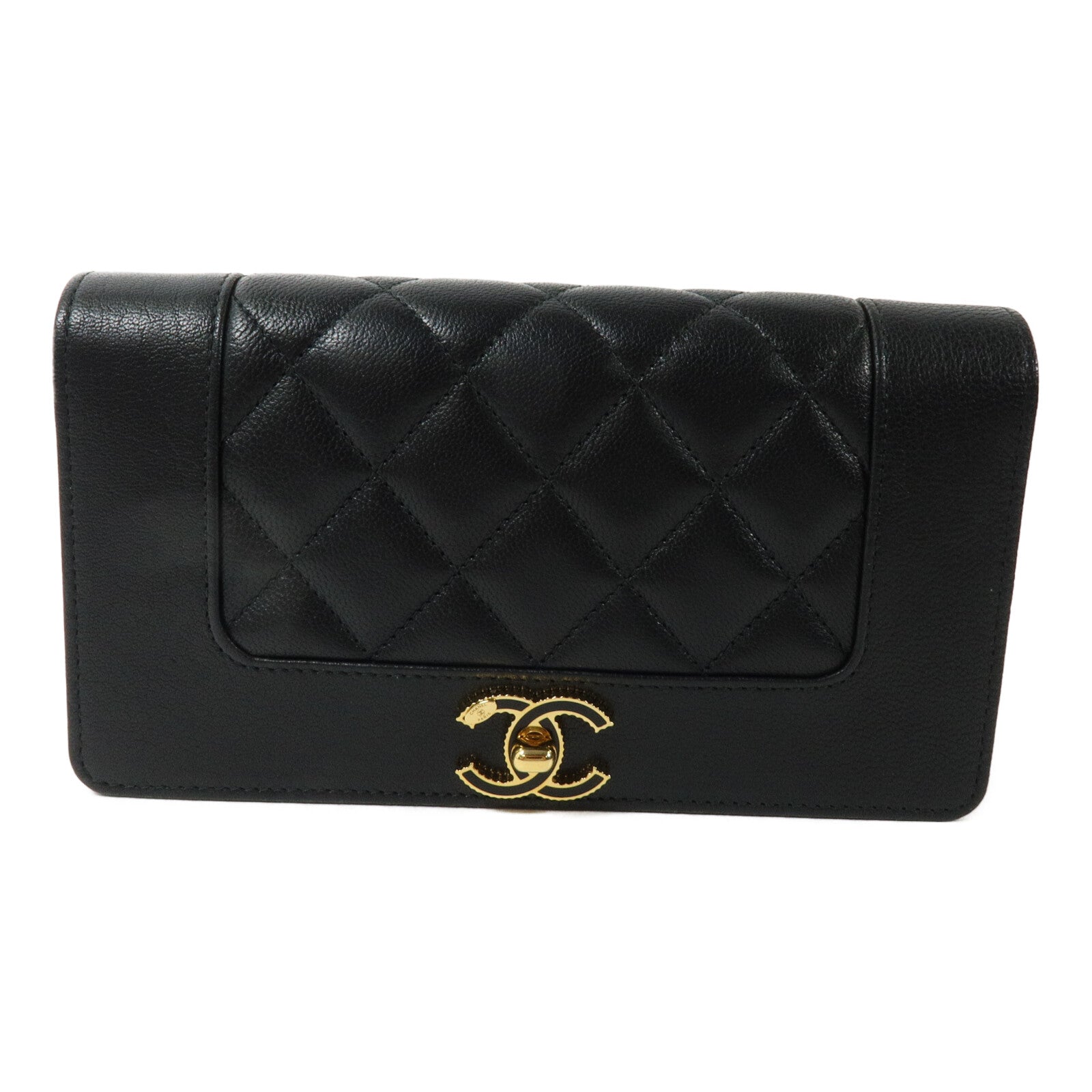 CHANEL 羊皮皮革Mademoiselle Vintage Long Wallet長錢包