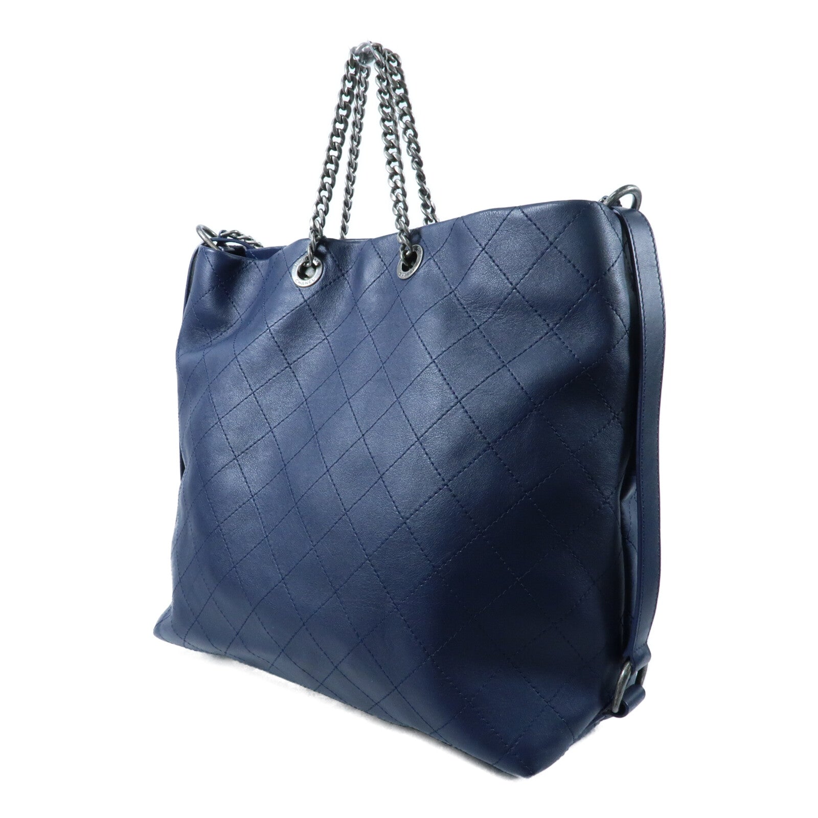 CHANEL 牛皮皮革Shoulder Bag鏈帶手挽肩背兩用袋