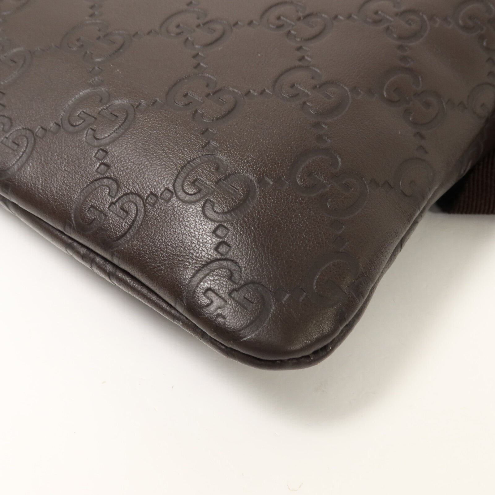 GUCCI 牛皮皮革Guccissima Mini Messenger肩背袋