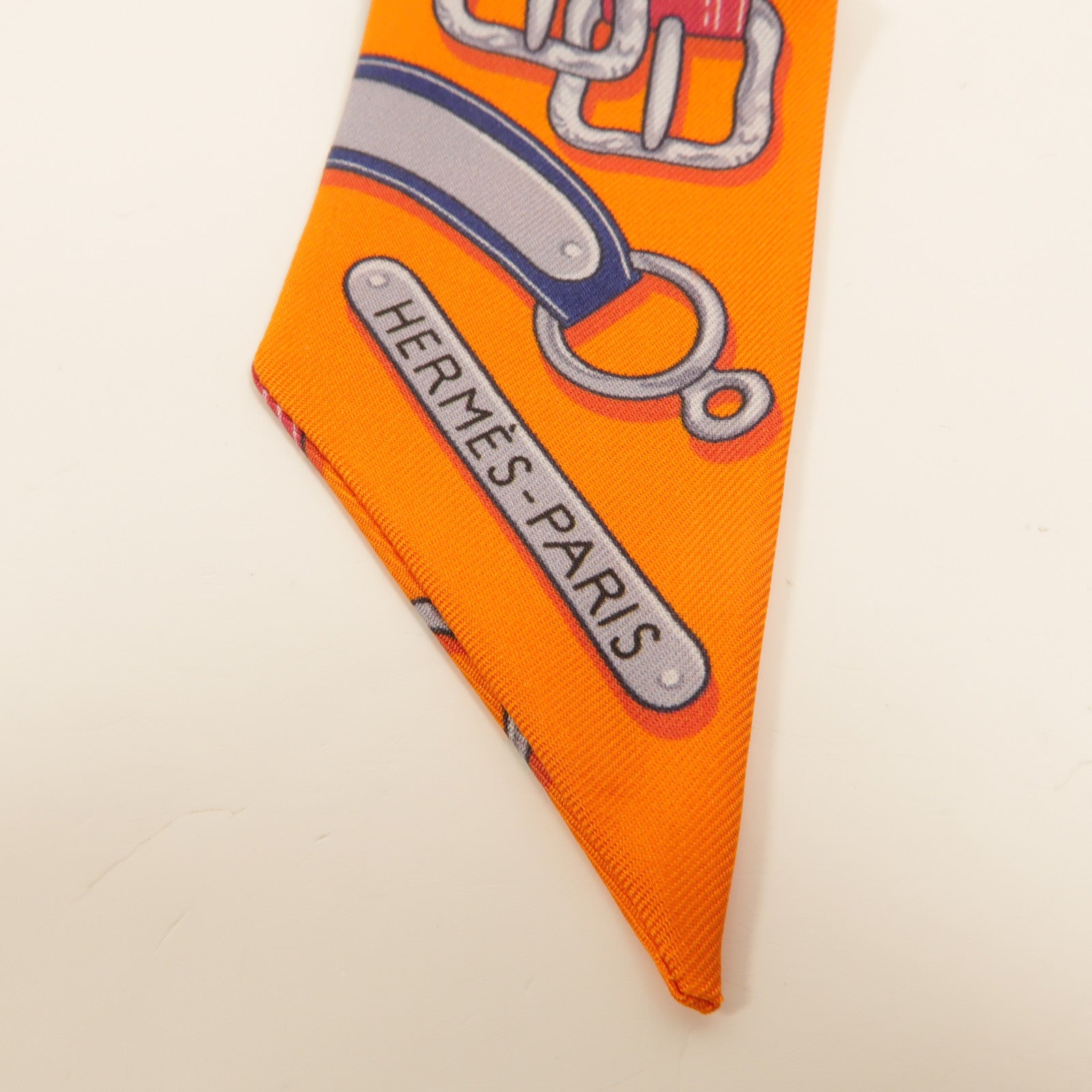 HERMES 絲質Twilly絲巾