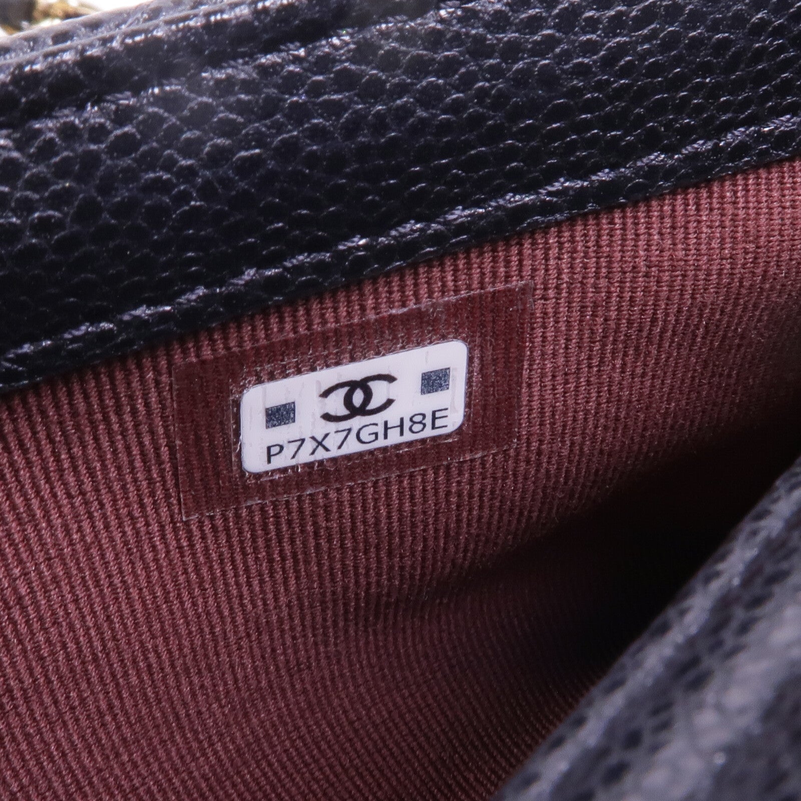 CHANEL 牛皮皮革Chain Shoulder金扣鏈帶肩背袋