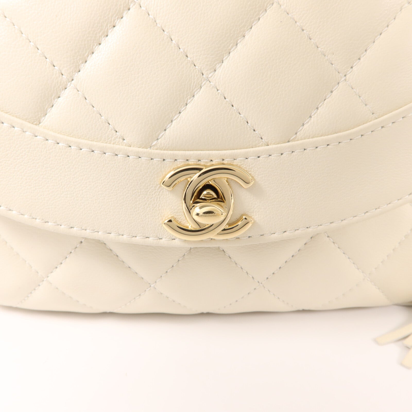 CHANEL 羊皮皮革Camera Bag鏈帶肩背袋