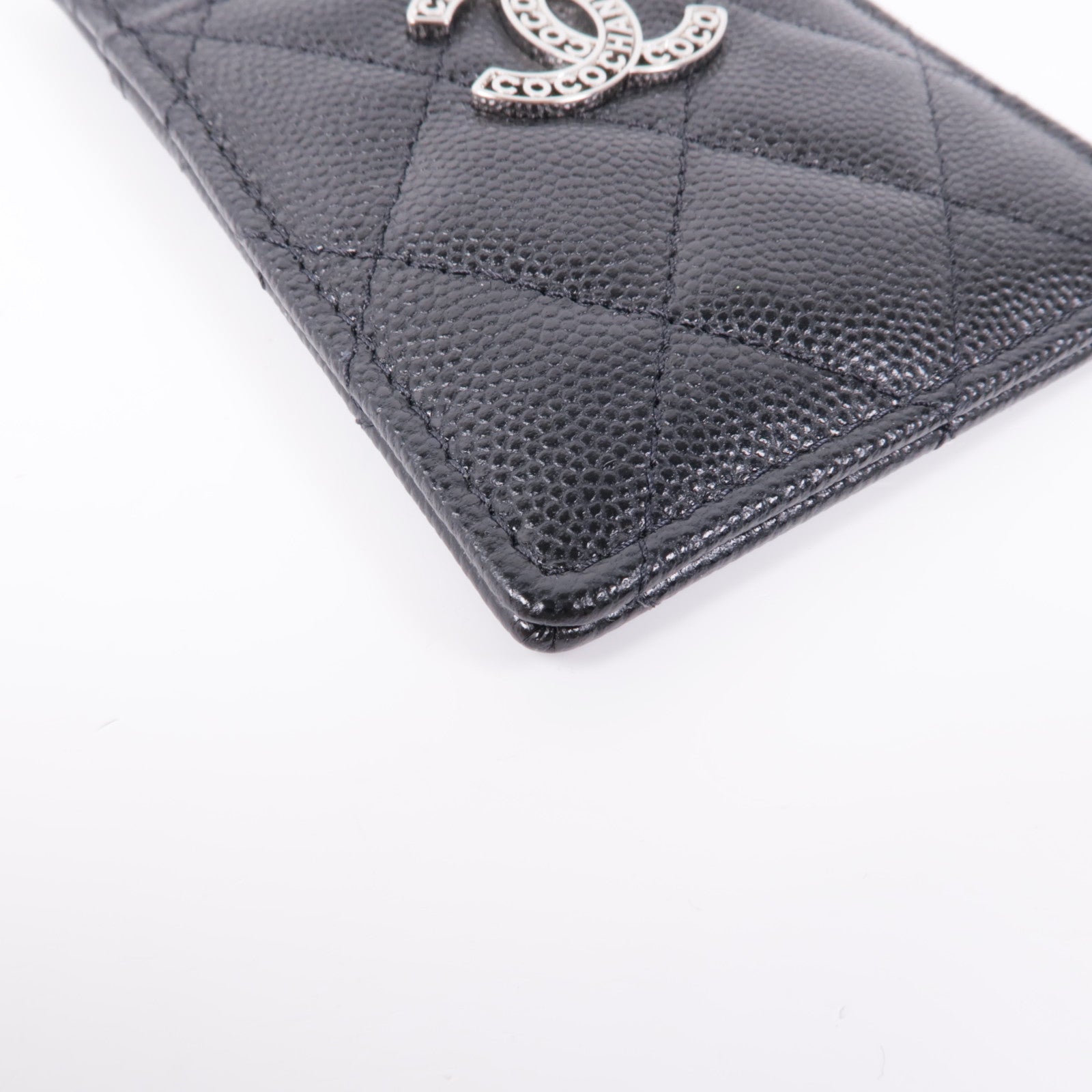 CHANEL 牛皮皮革Card Case卡片套黑色
