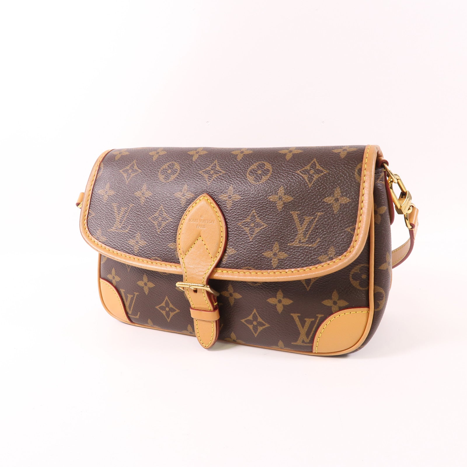LOUIS VUITTON Monogram Diane金扣肩背袋