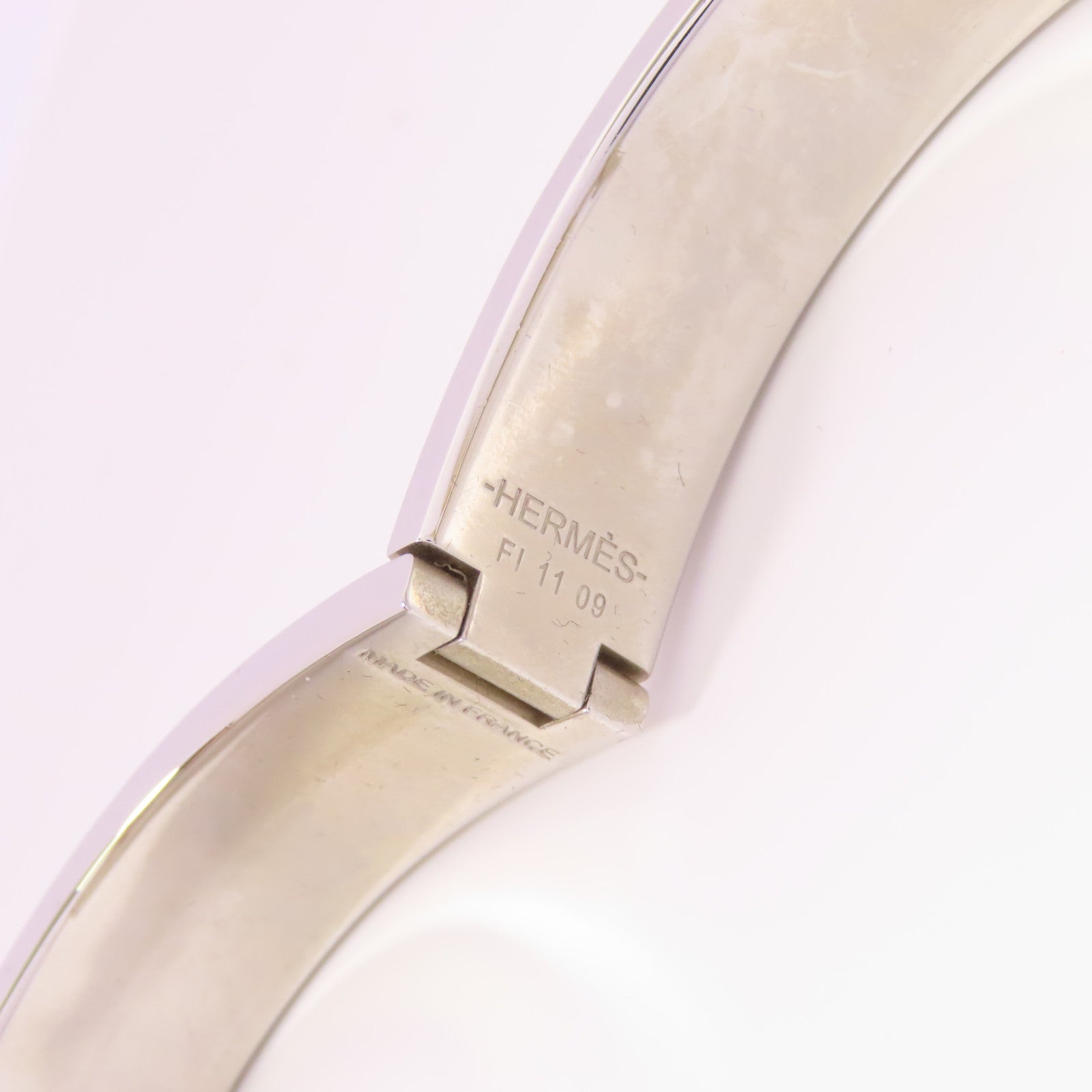 HERMES 琺瑯/金屬Clic H Bracelet手鐲