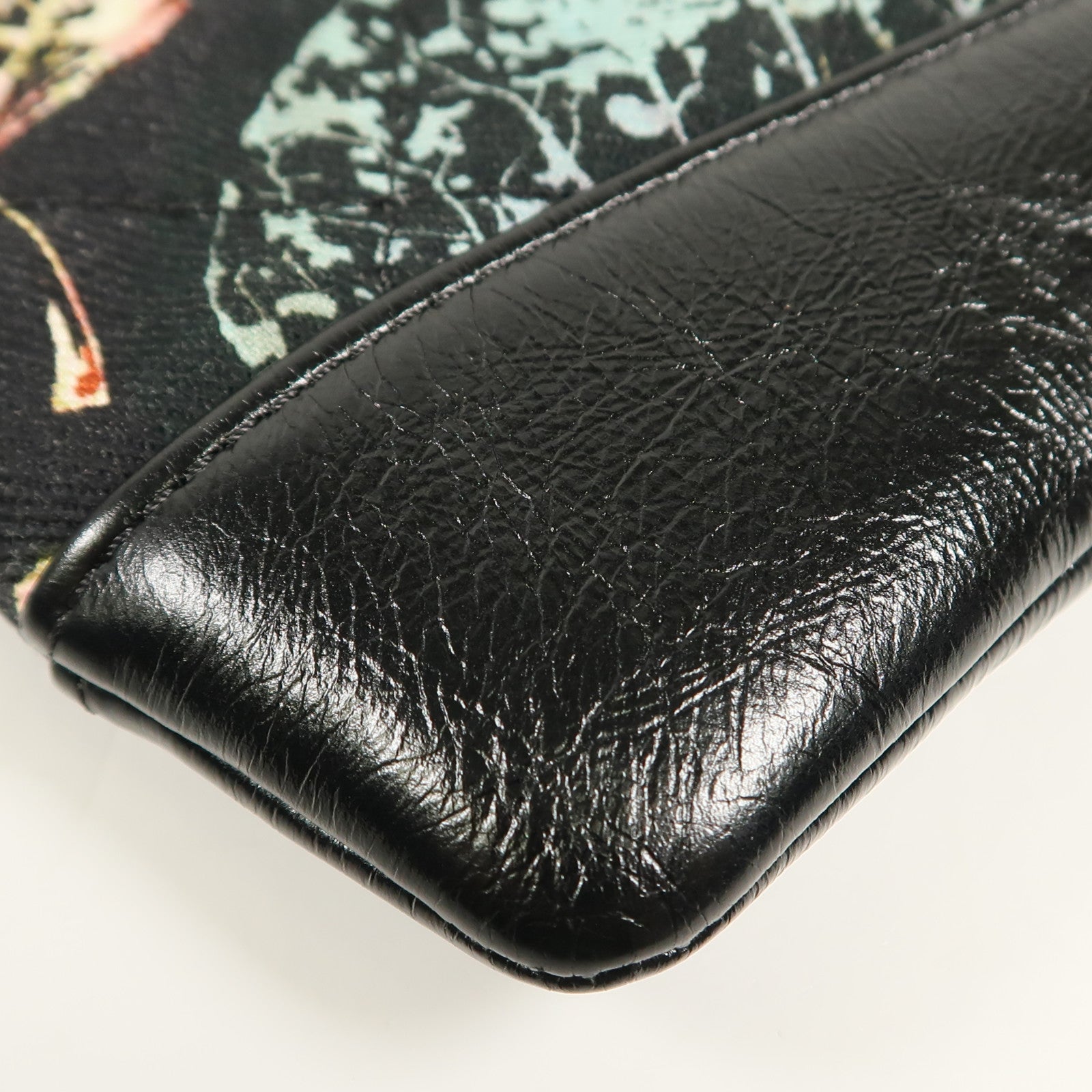 CHANEL 帆布/牛皮皮革Hand Bag金扣手挽袋