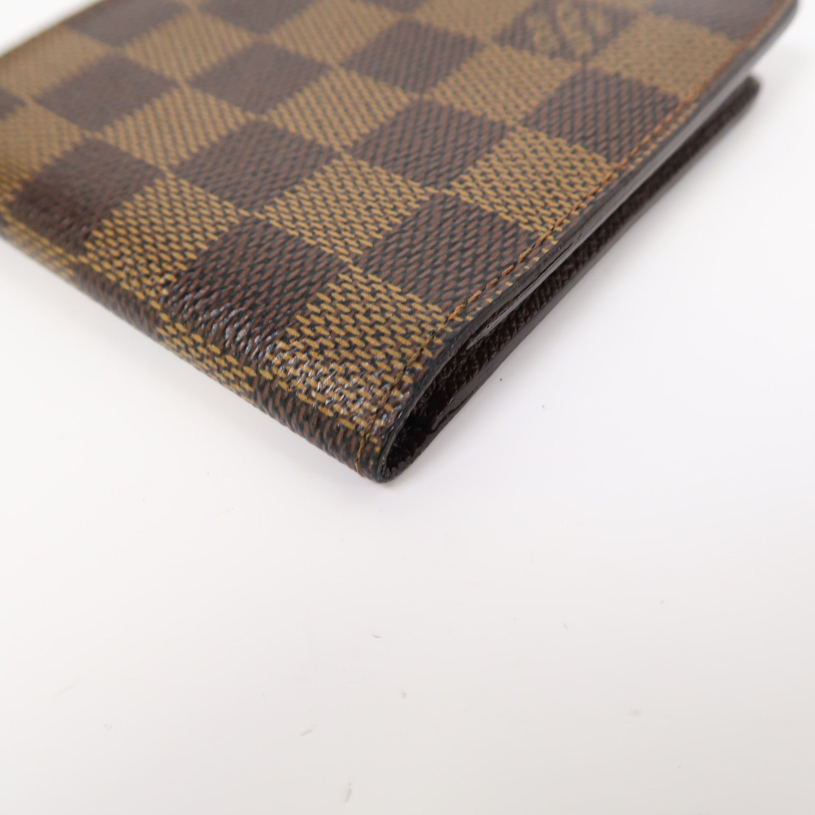 LOUIS VUITTON Damier Ebene Fold Wallet錢包啡色