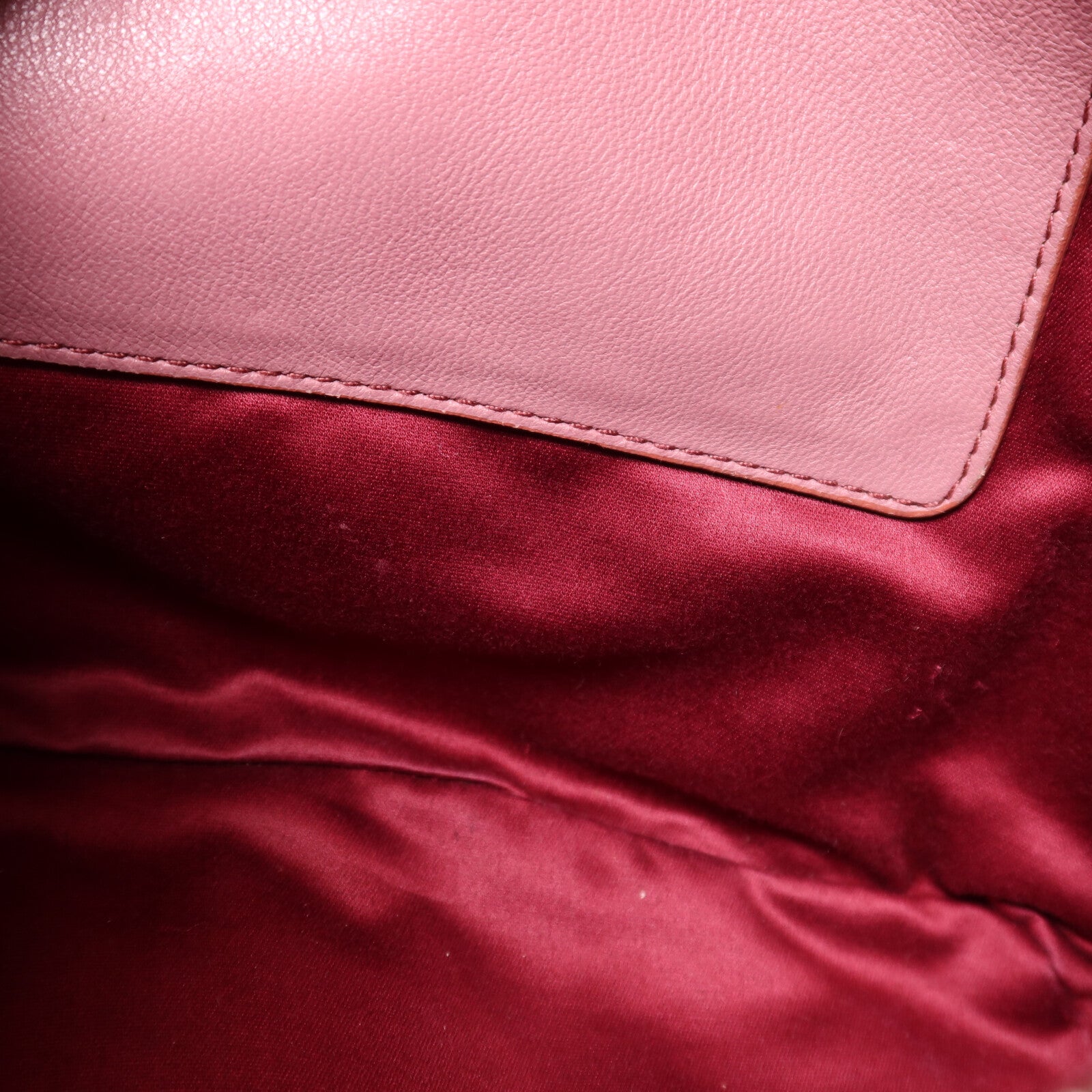 Miu Miu 羊皮皮革Shoulder Bag銀扣手挽肩背兩用袋