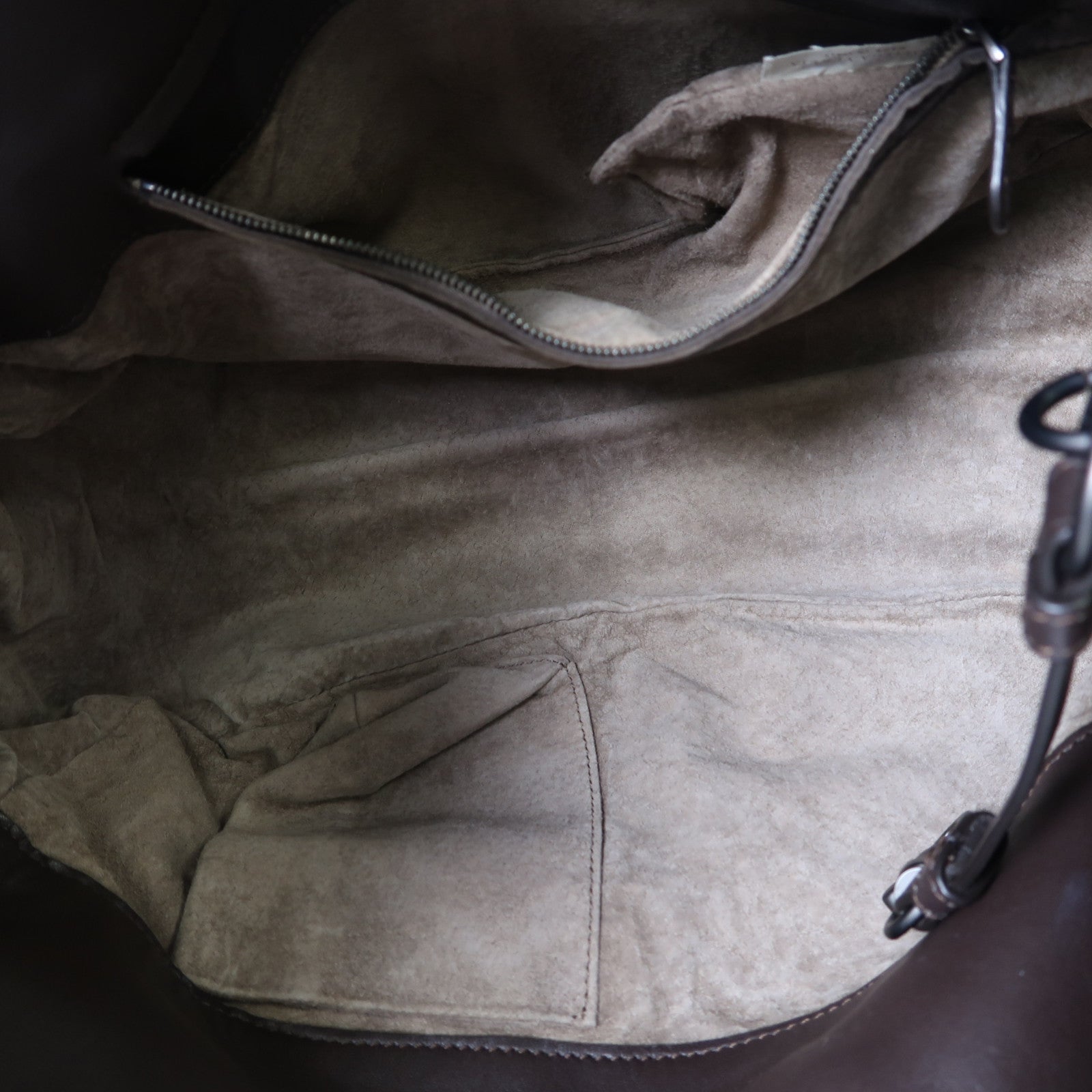 BOTTEGA VENETA 羊皮皮革Shoulder Bag肩背袋啡色