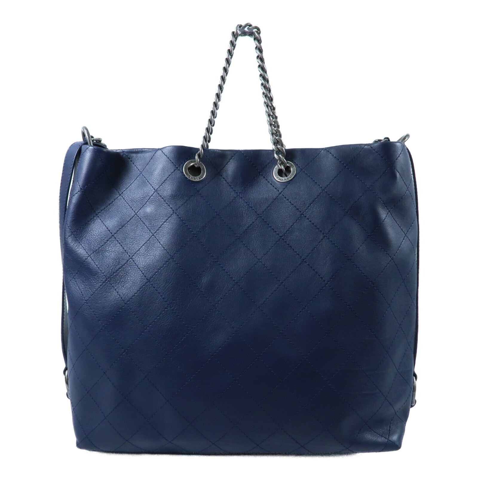 CHANEL 牛皮皮革Shoulder Bag鏈帶手挽肩背兩用袋