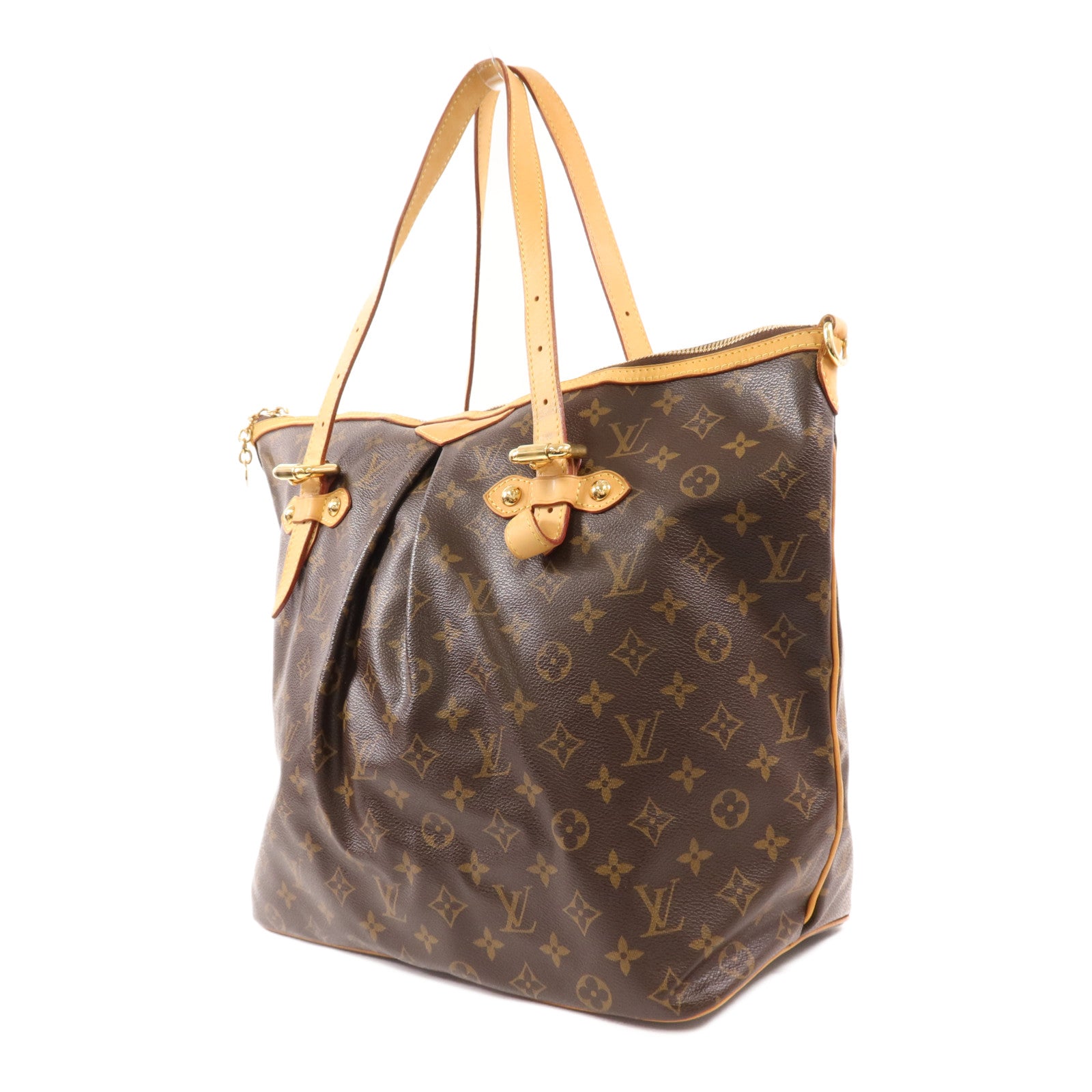 LOUIS VUITTON Monogram Palermo GM金扣手挽肩背兩用袋