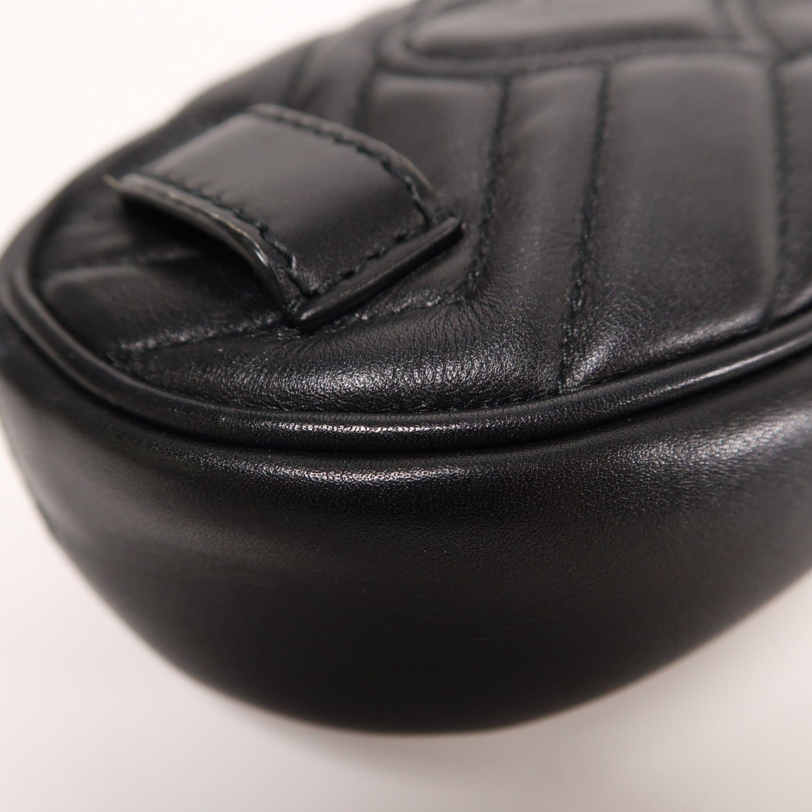 GUCCI 【激減優惠】牛皮皮革GG Marmont金扣腰包