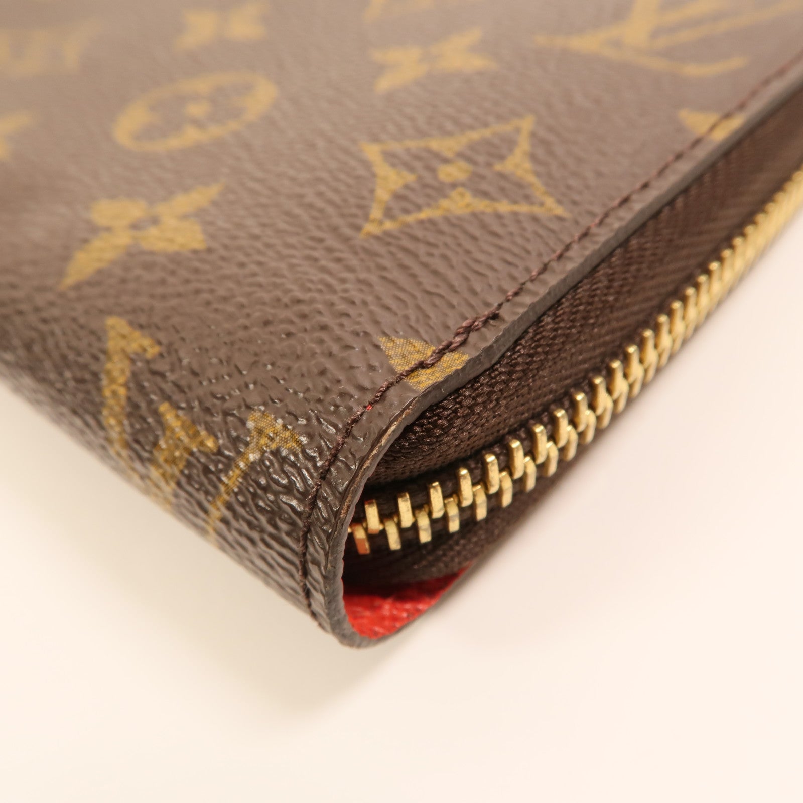 LOUIS VUITTON Monogram Zippy Wallet金扣長錢包