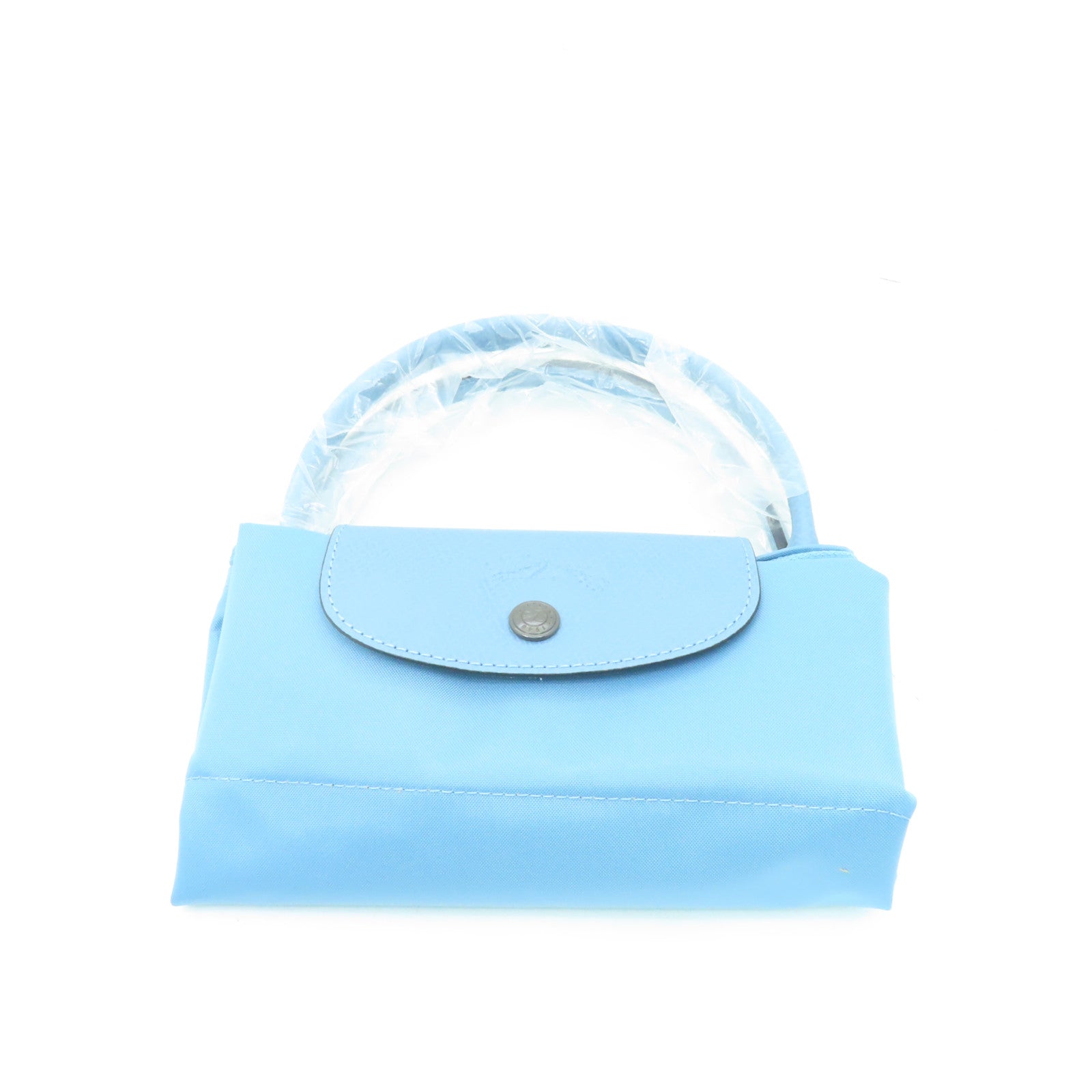 Longchamp 【激減優惠】尼龍Handbag銀扣手挽袋藍色