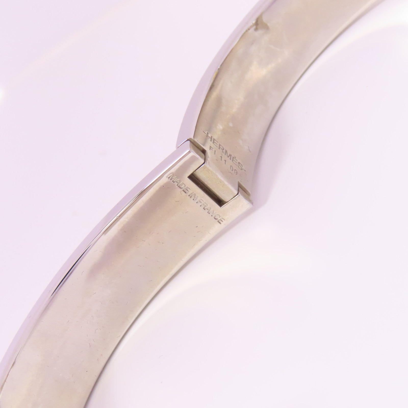 HERMES 琺瑯/金屬Clic H Bracelet手鐲
