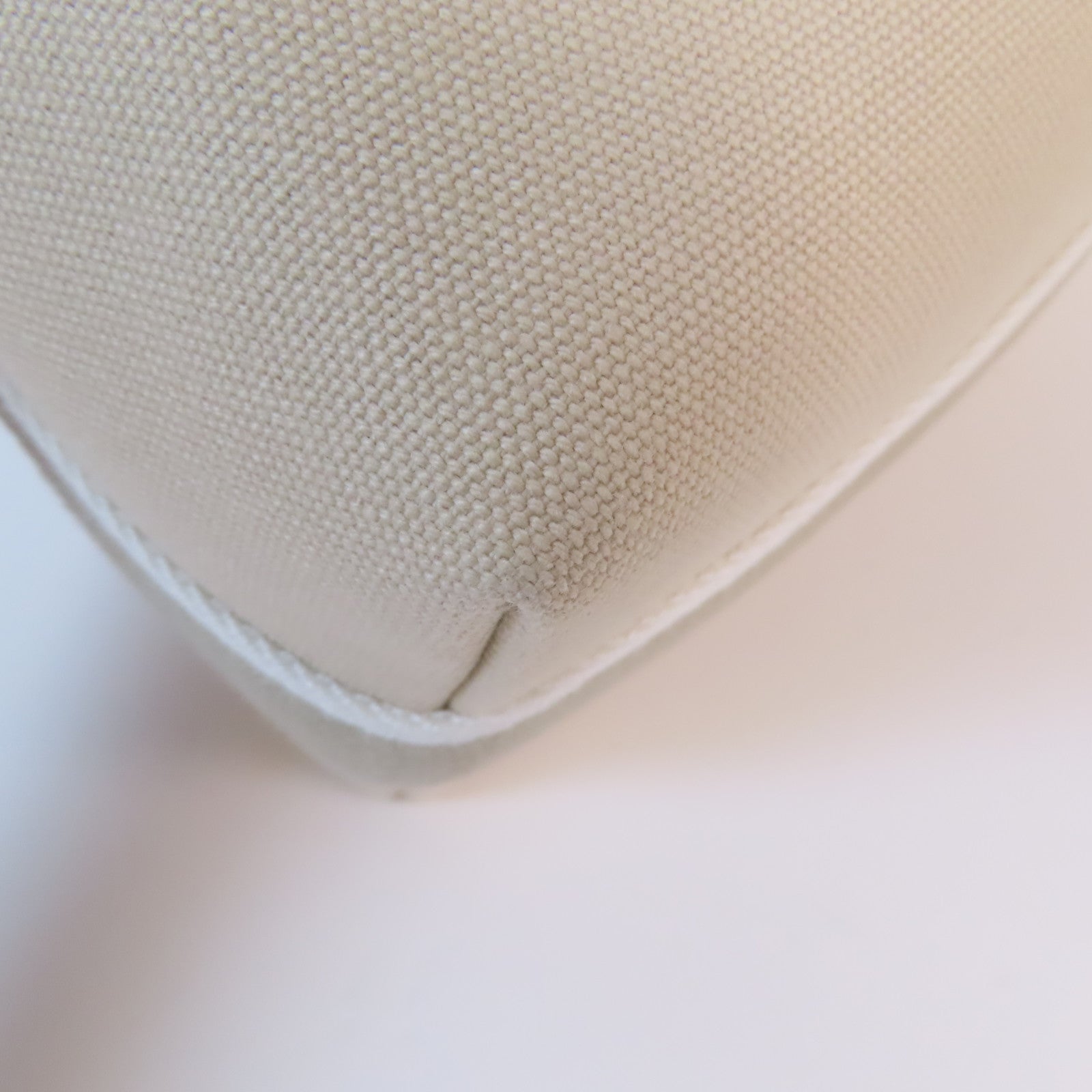 HERMES 帆布Bride A Brac銀扣手挽袋Nata