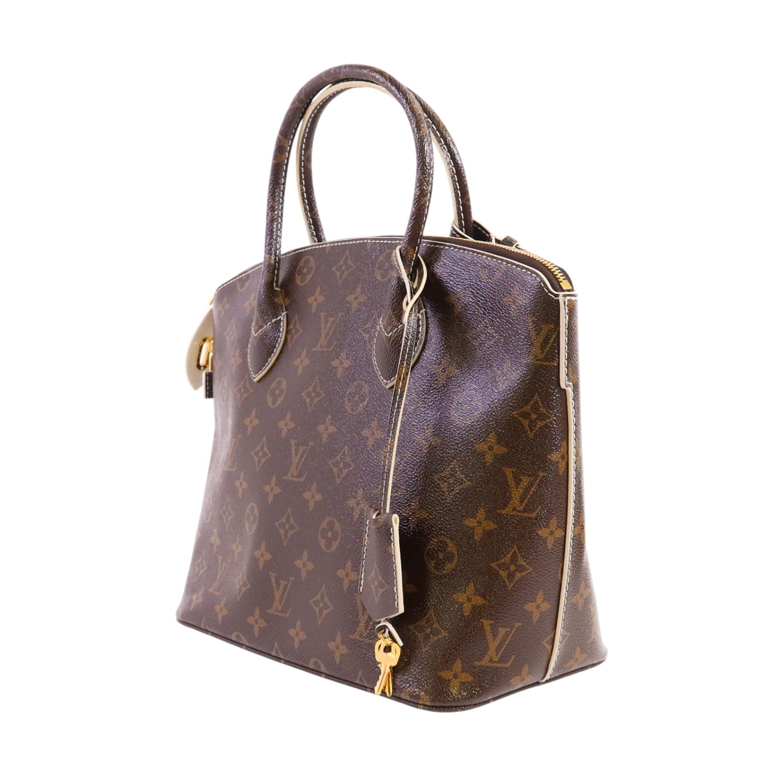 LOUIS VUITTON Monogram Lockit金扣手挽袋