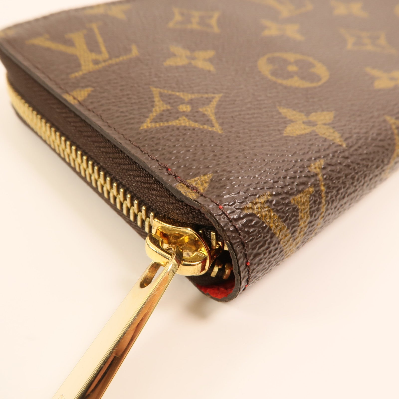 LOUIS VUITTON Monogram Zippy Wallet金扣長錢包