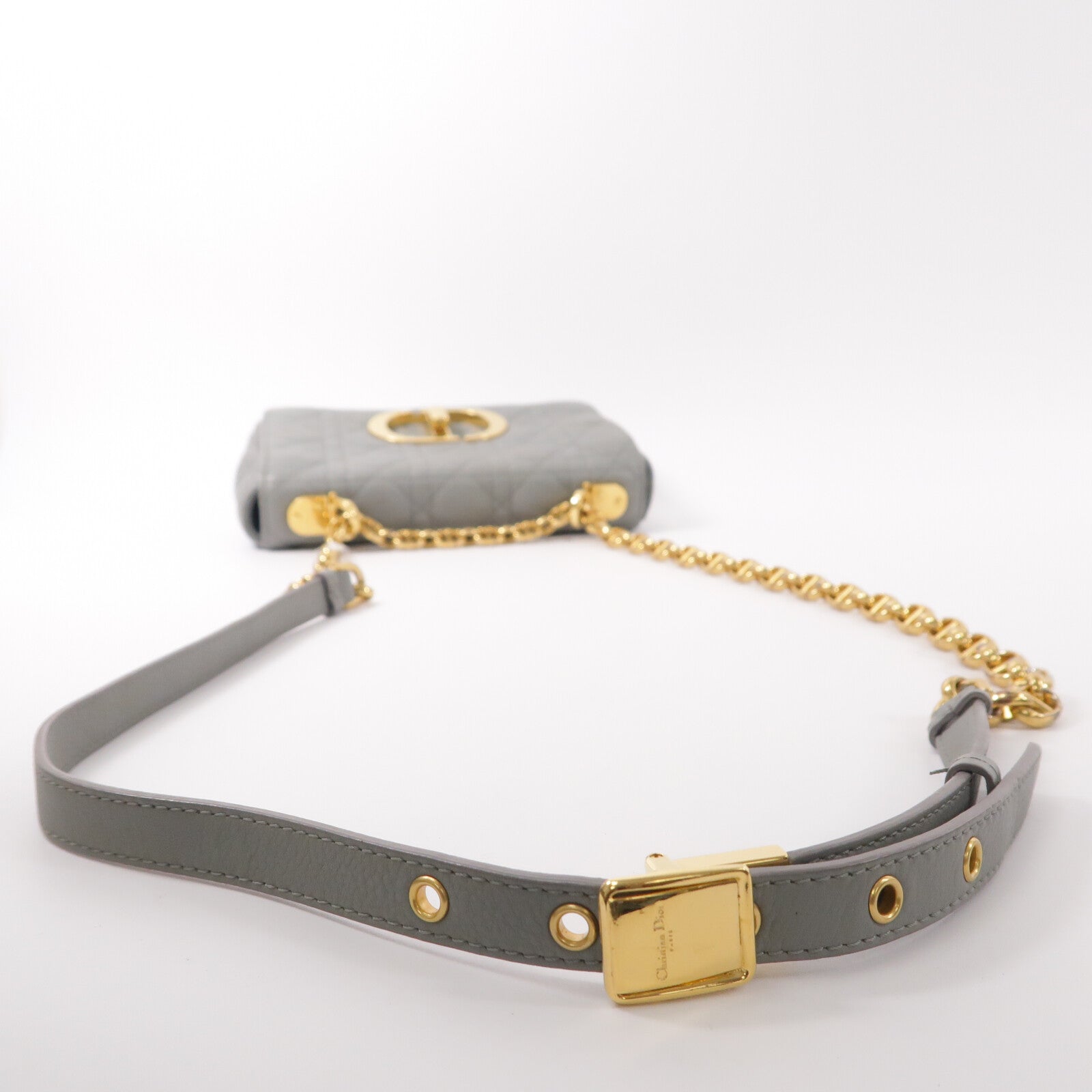 Dior 牛皮皮革Caro Small鏈帶肩背袋