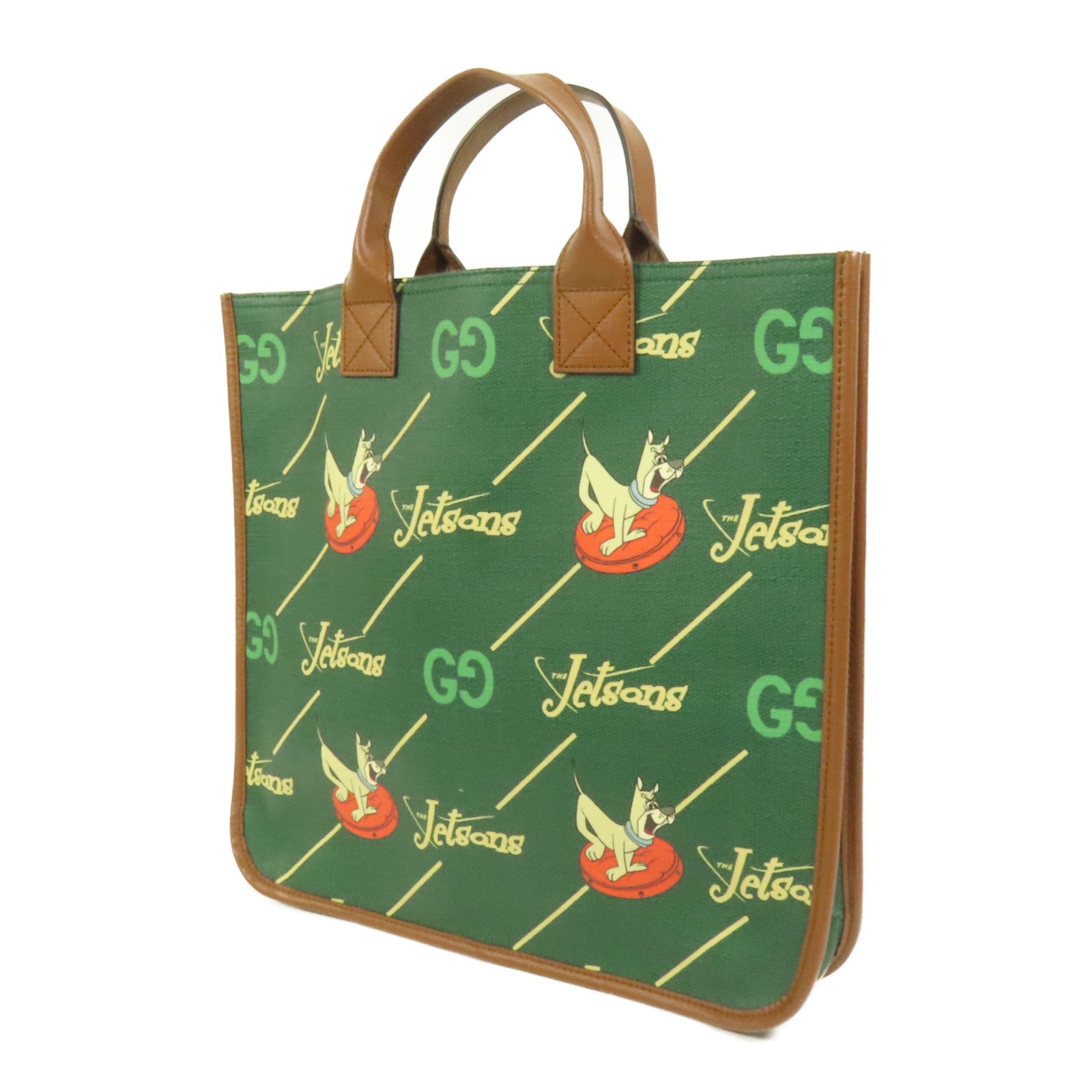 GUCCI 塗層帆布The Jetsons手挽袋