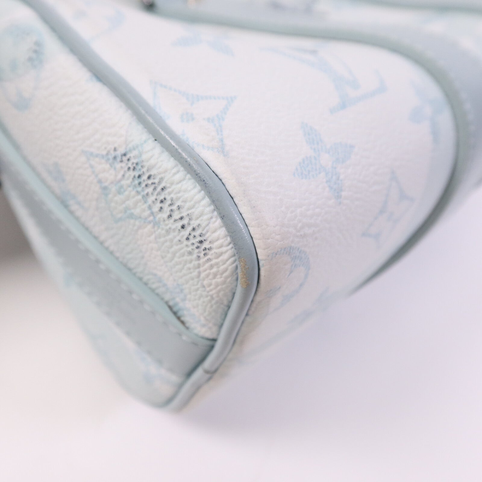 LOUIS VUITTON Monogram Aquagarden Keepall Bandouliere 25銀扣手挽肩背兩用袋