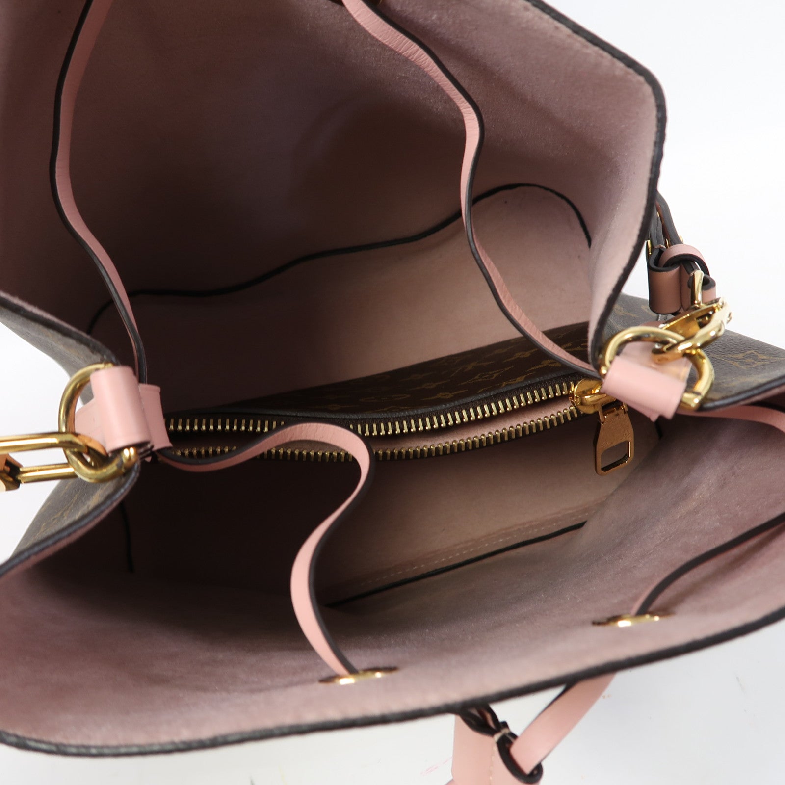 LOUIS VUITTON Monogram Neo Noe MM金扣肩背袋啡色