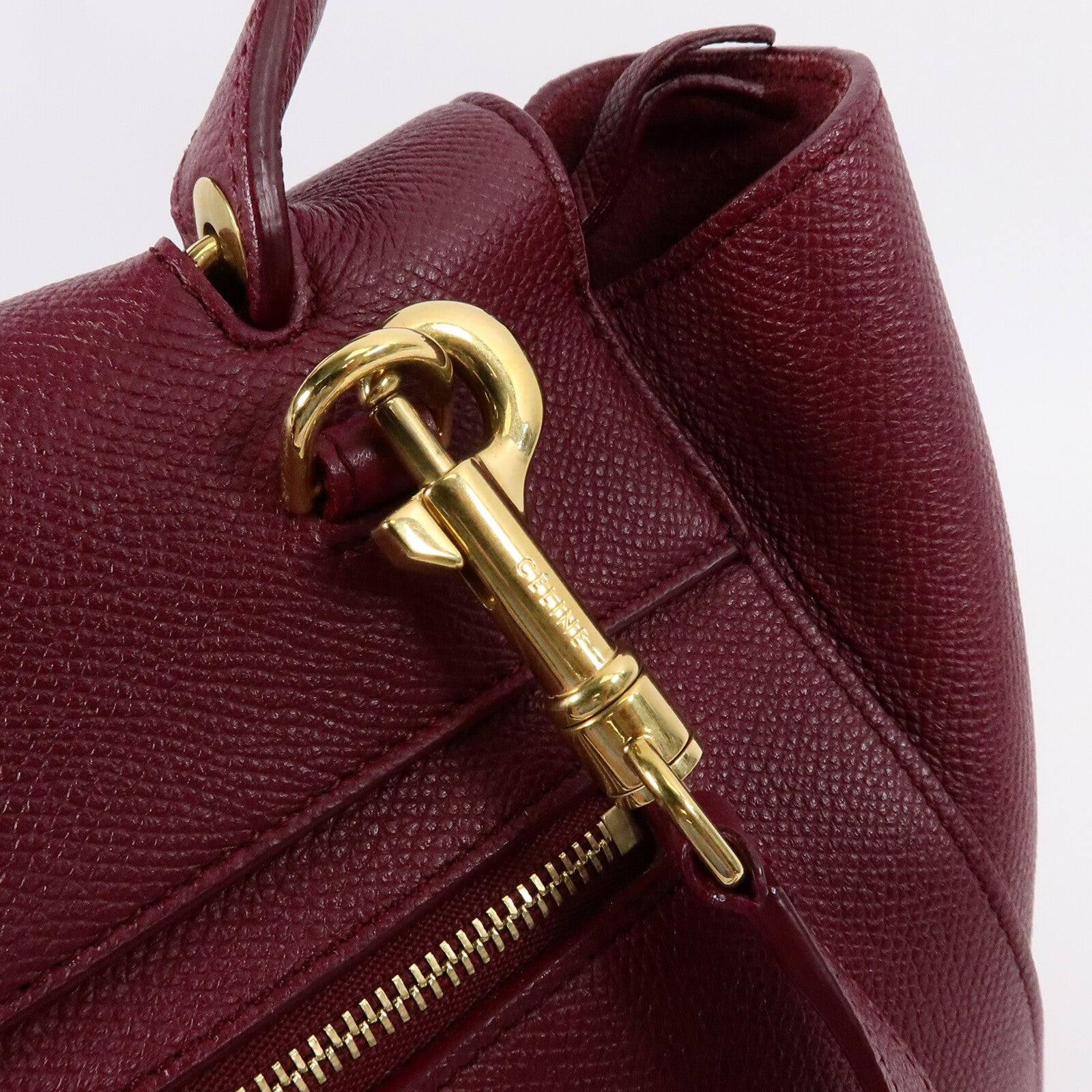 CELINE 牛皮皮革Micro Belt Bag手挽肩背兩用袋